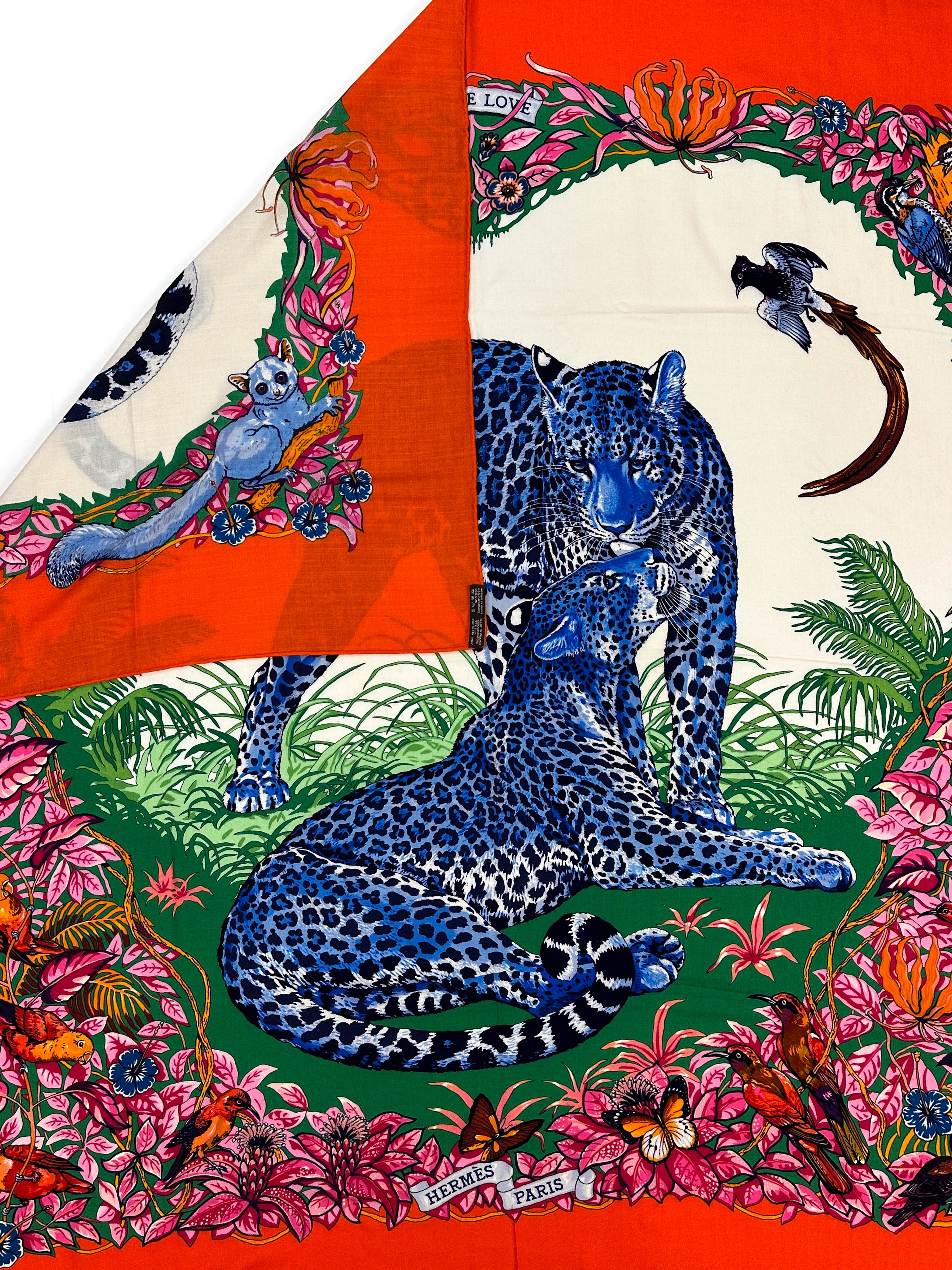 Hermès Jungle Love Cashmere Silk 140