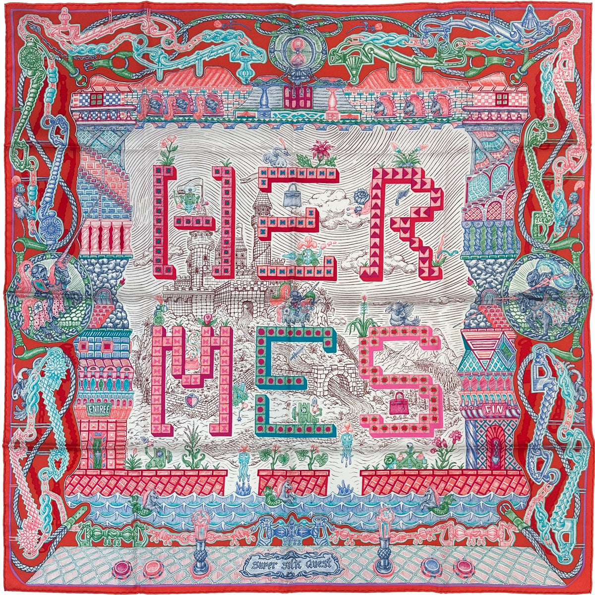 Hermès Super Silk Quest 90