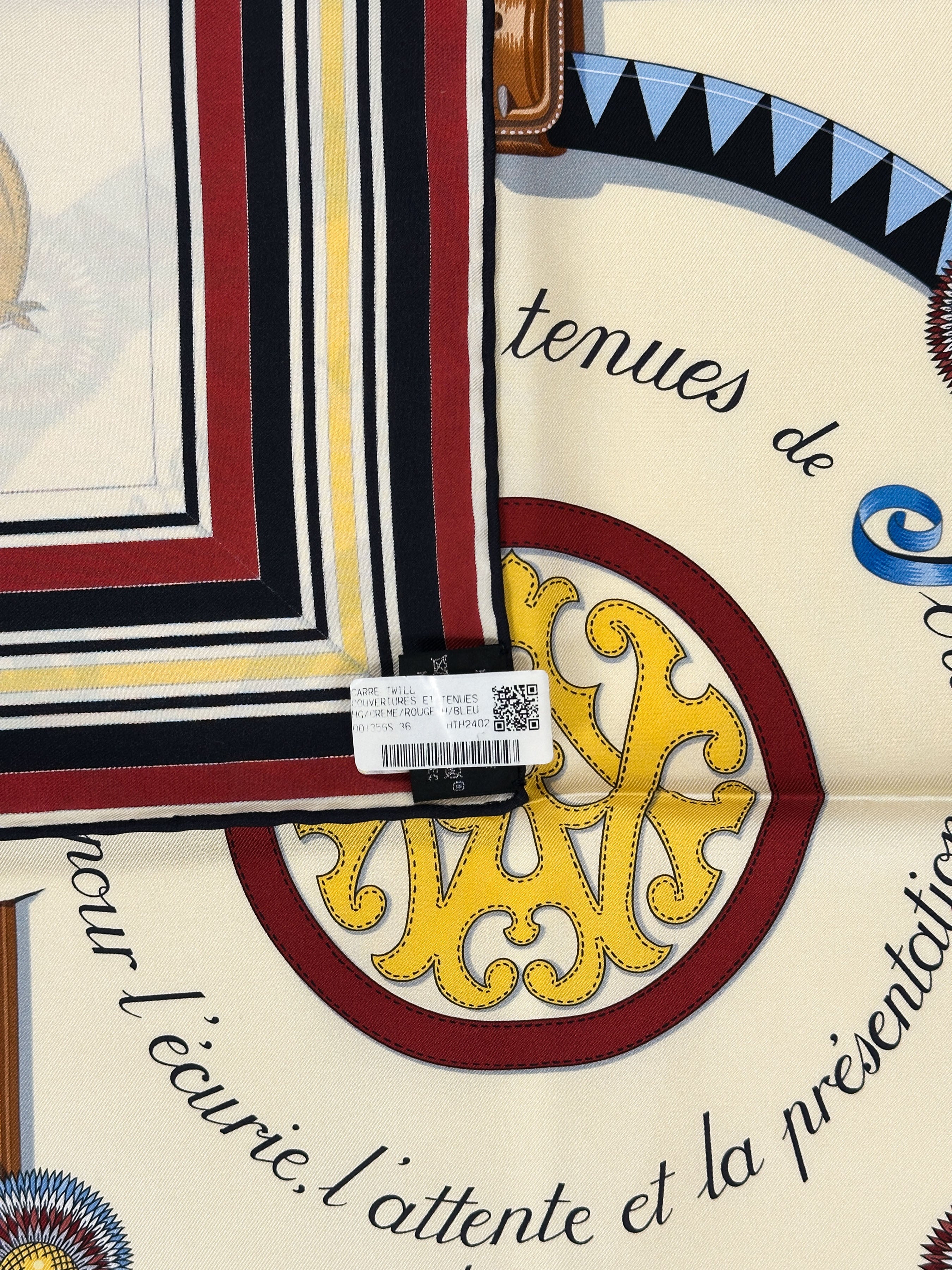 Hermès Couvertures et Tenues de Jour Forever 90