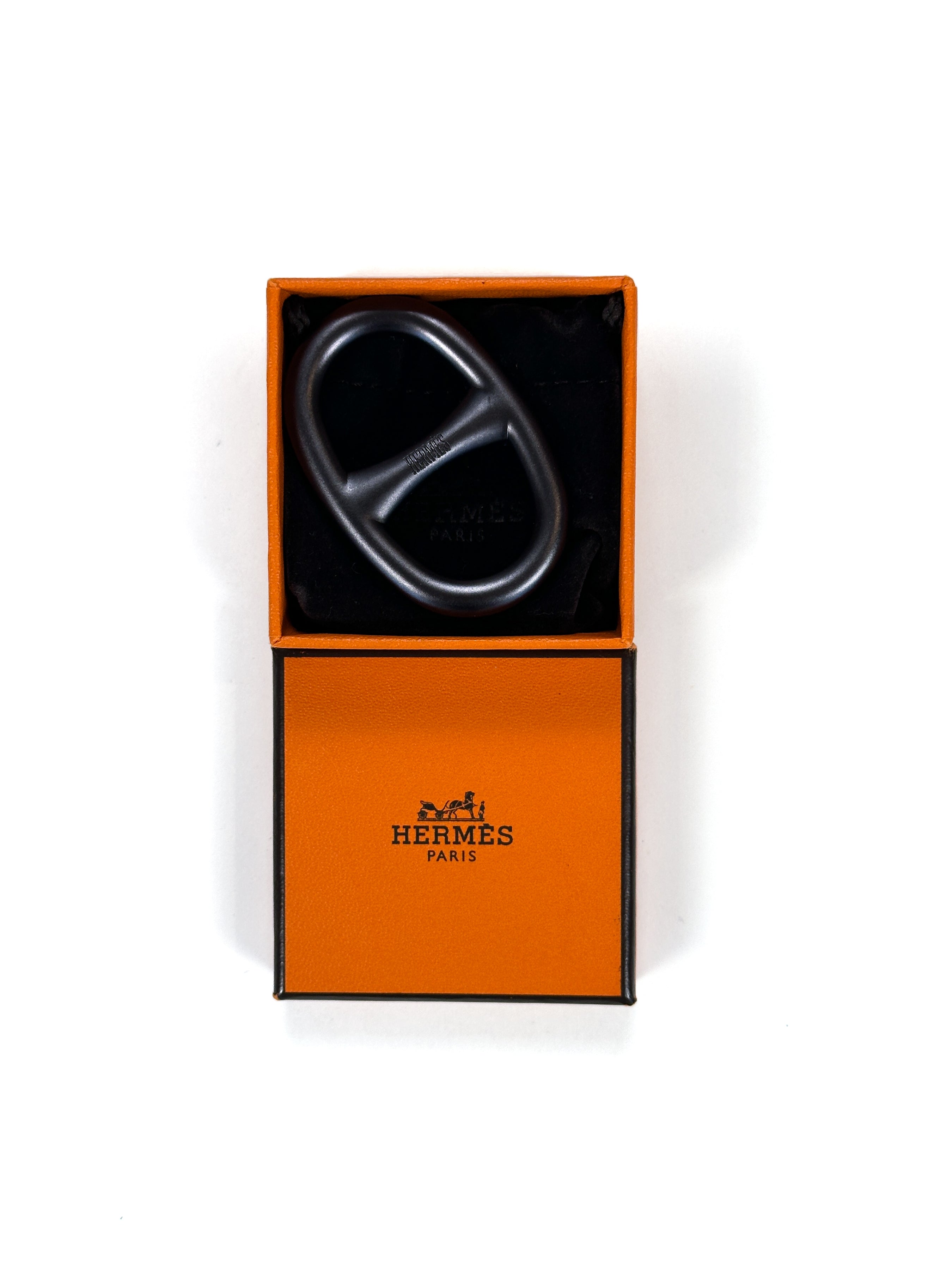 Hermès Chaine d'Ancre Matte Scarf Ring