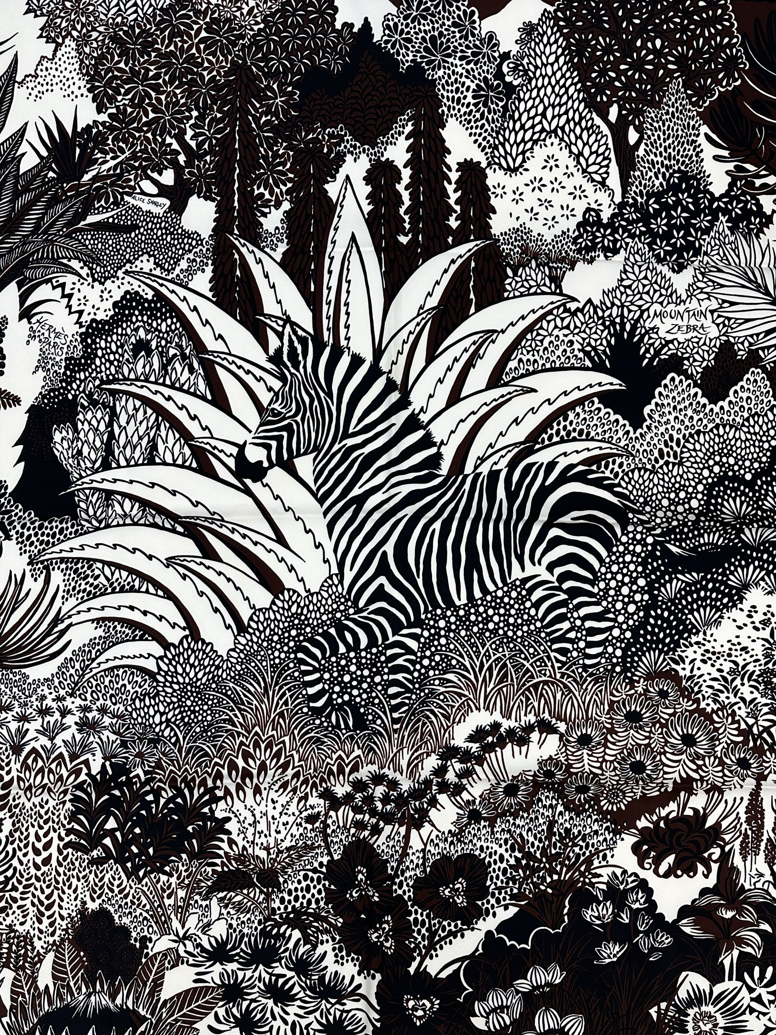 Hermès Mountain Zebra 90