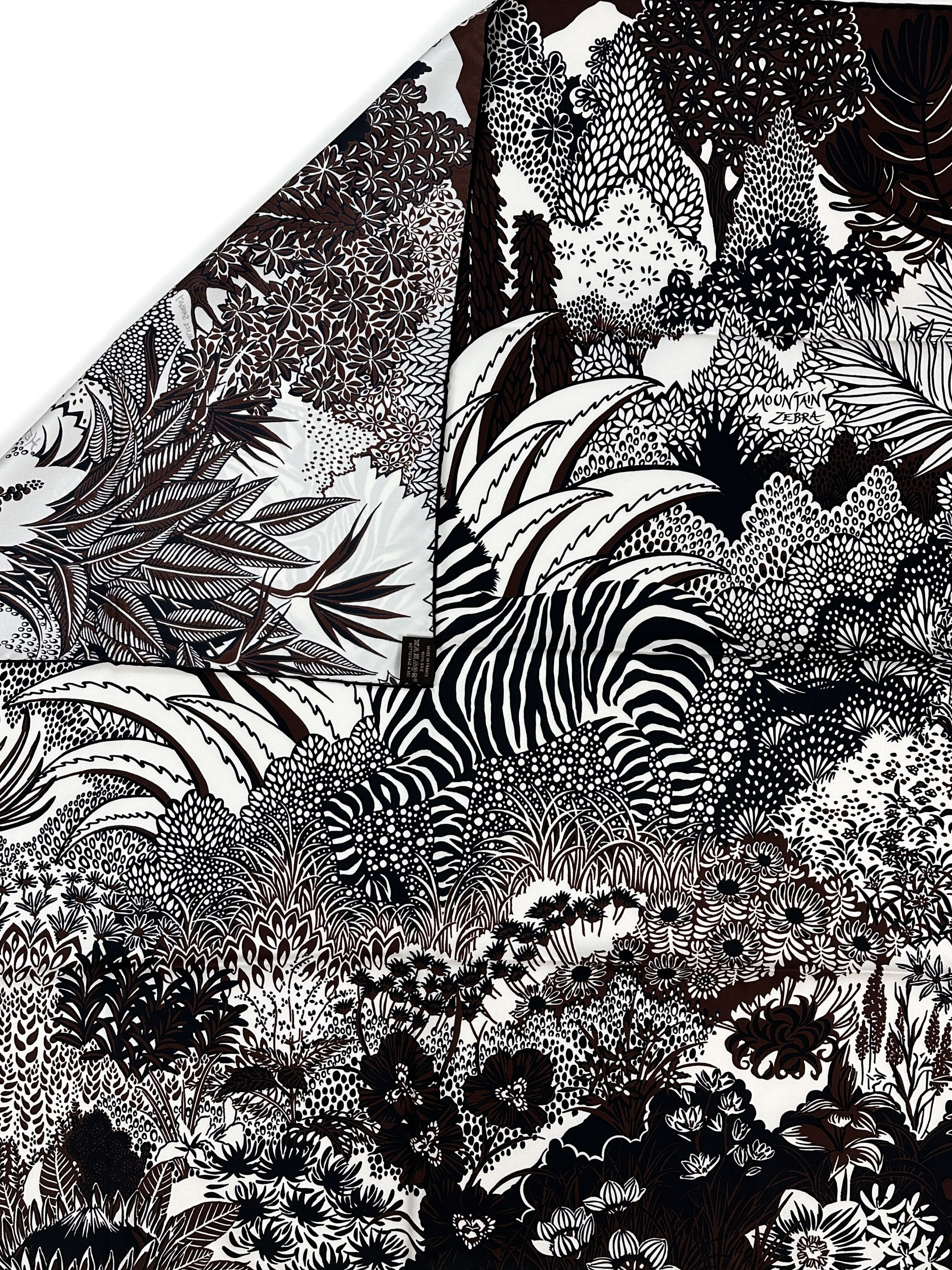 Hermès Mountain Zebra 90