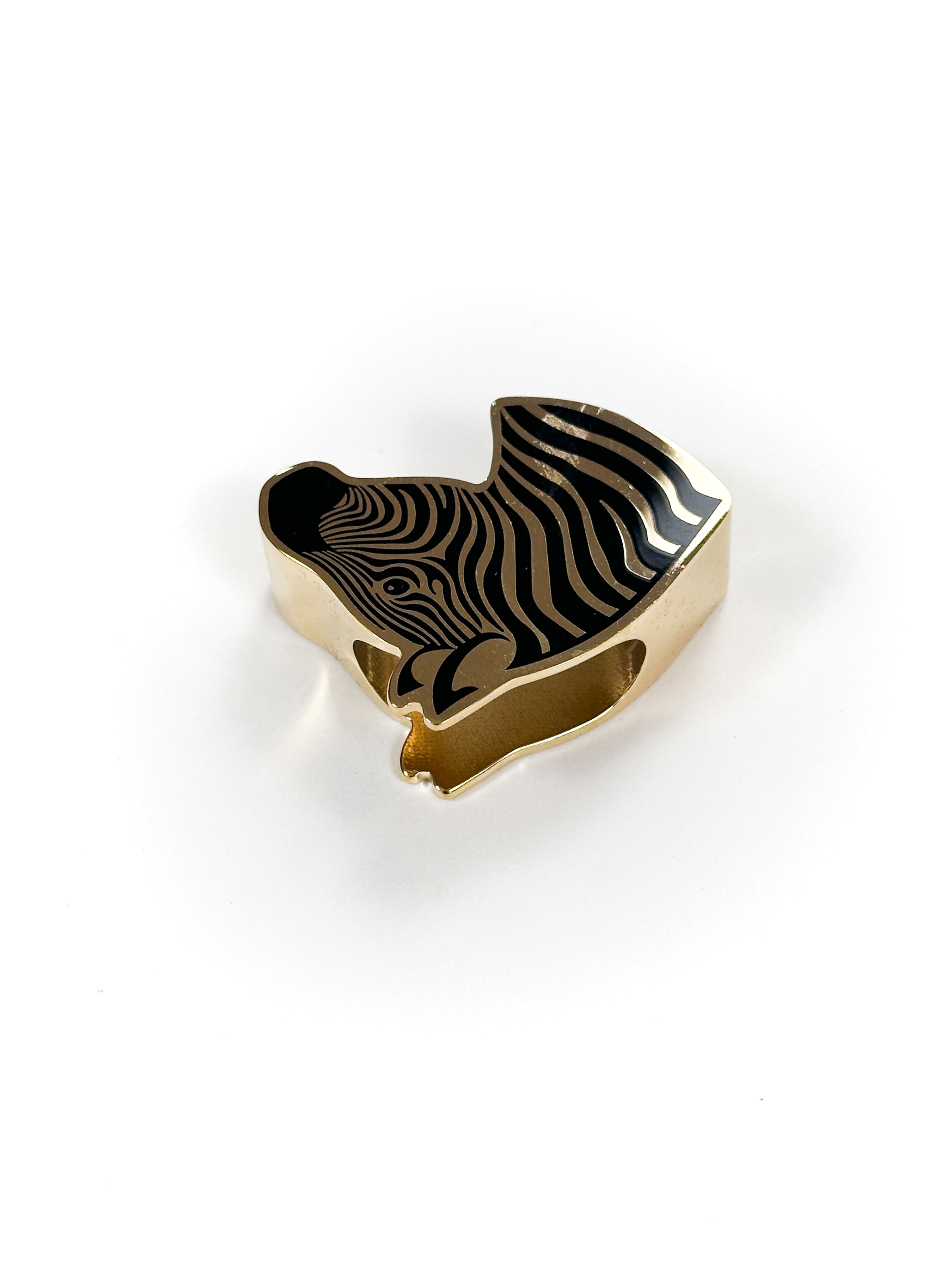 Hermès Zebra Scarf Ring