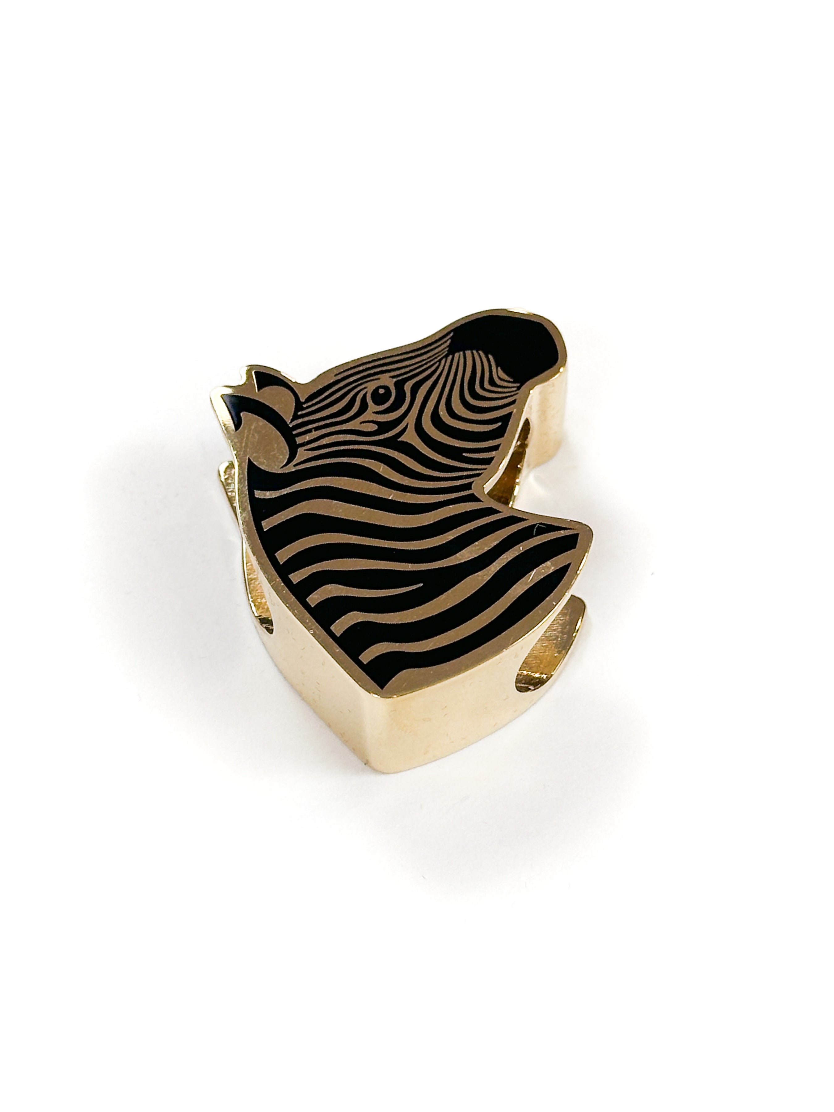 Hermès Zebra Scarf Ring