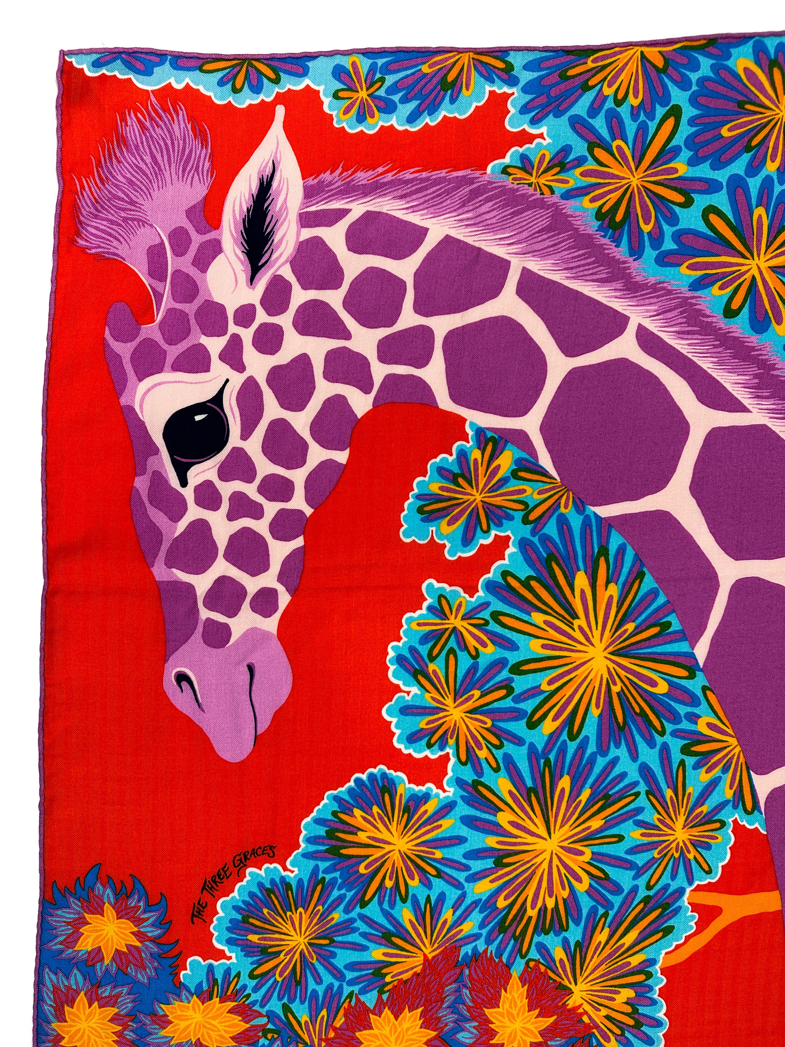 Hermès The Three Graces Cashmere Silk 140