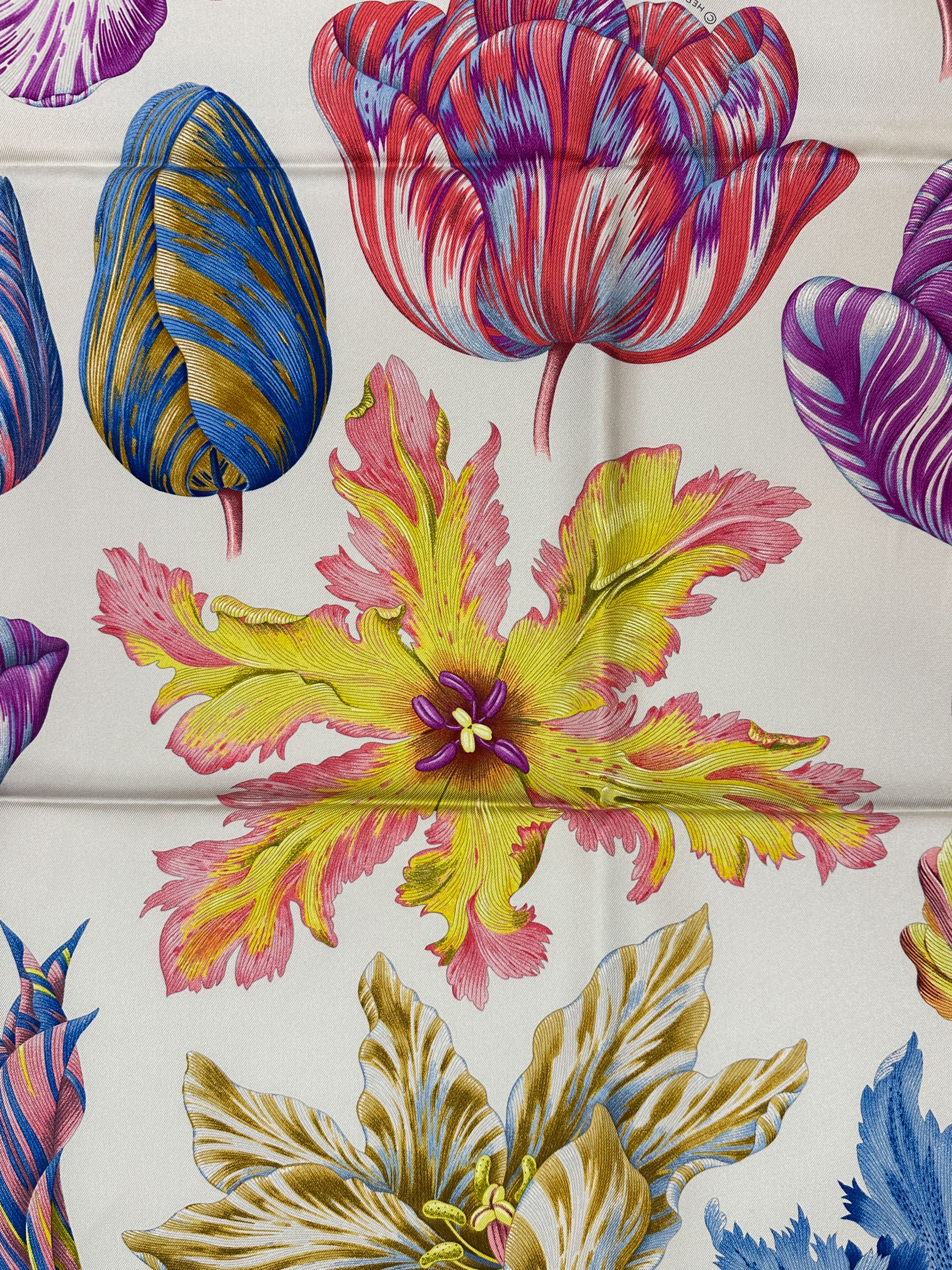 Hermès Tulipomanie 90
