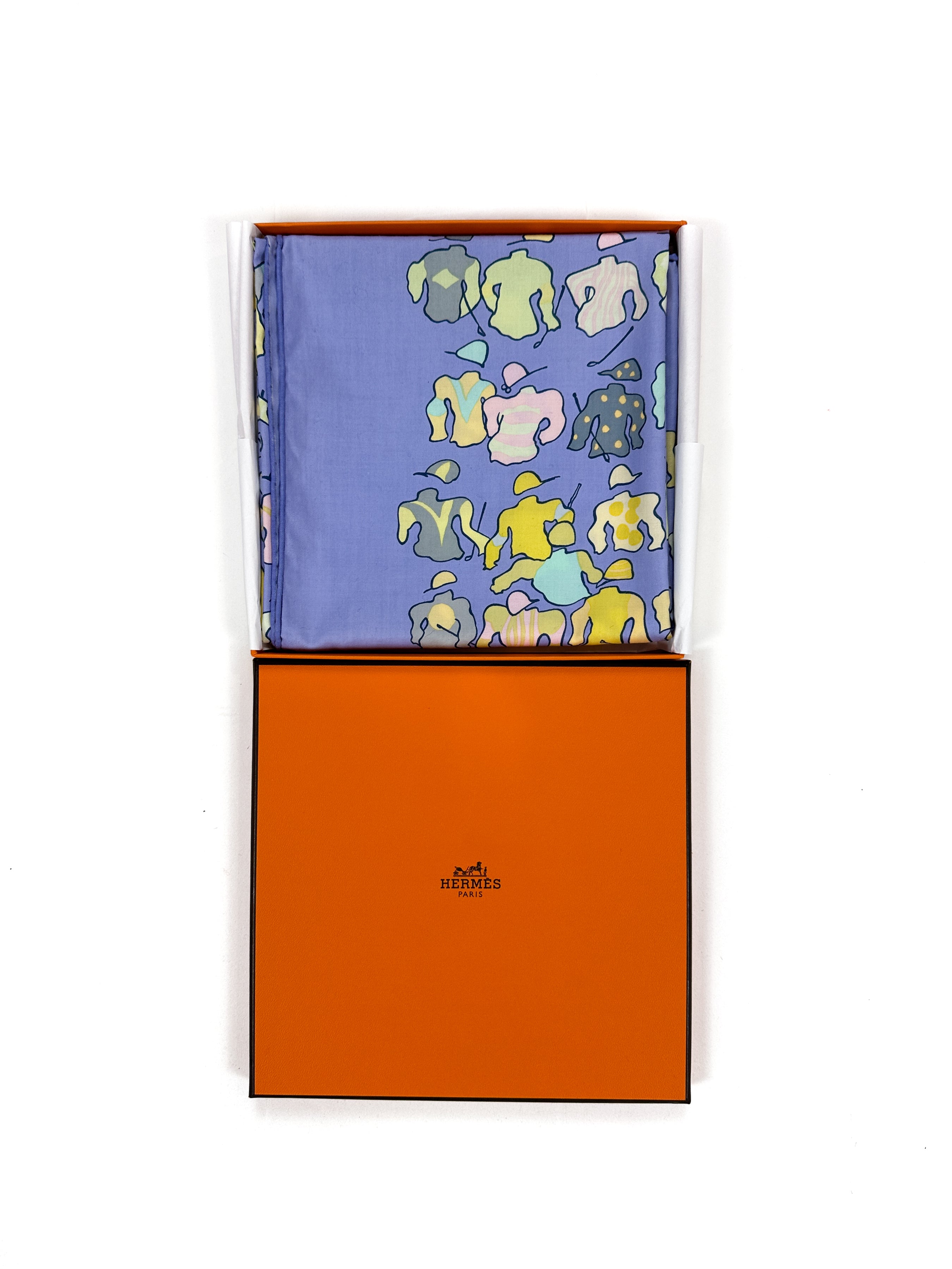 Hermès Les Chevaux Se Rendent Au Départ Cotton 70