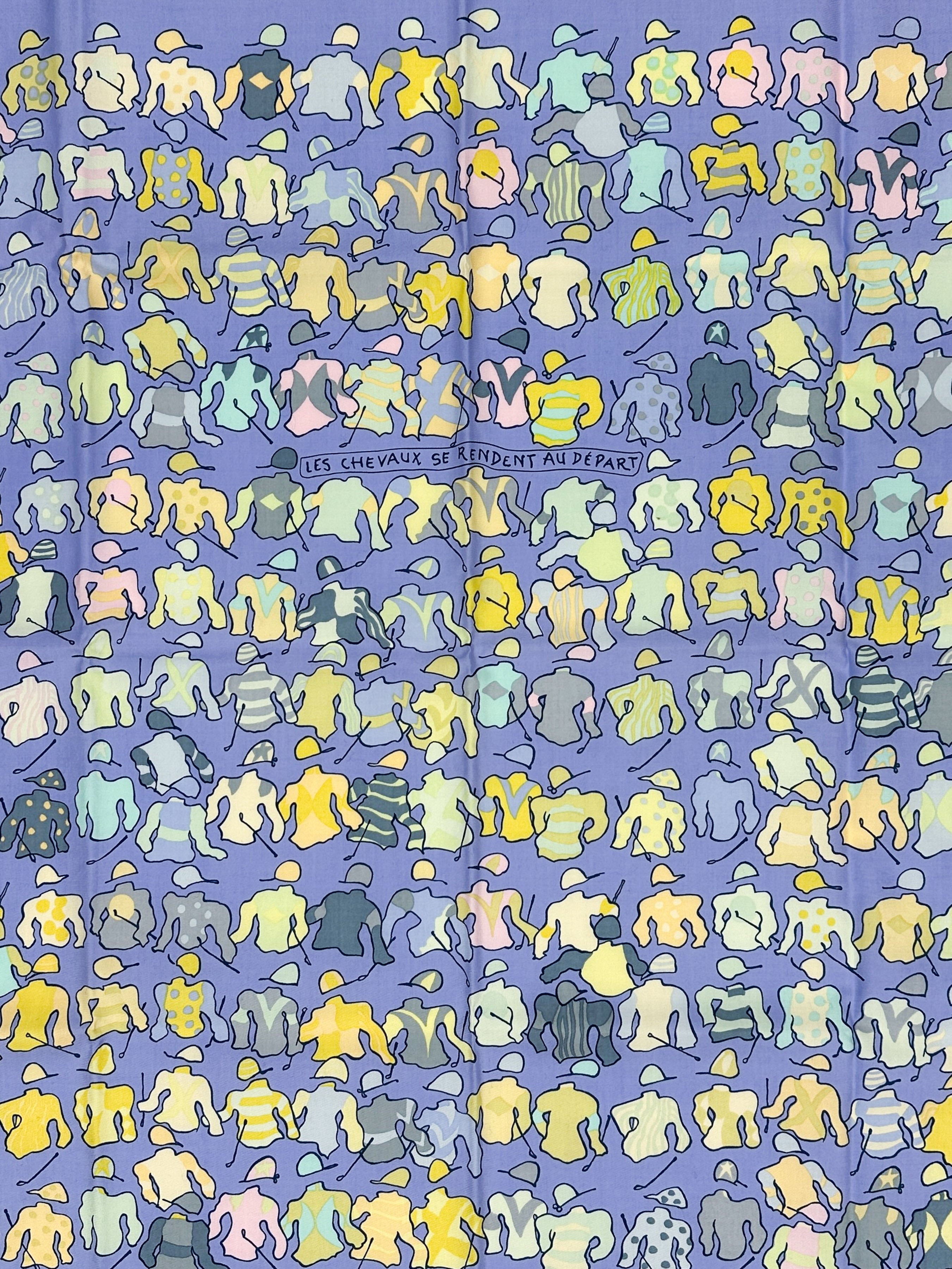 Hermès Les Chevaux Se Rendent Au Départ Cotton 70