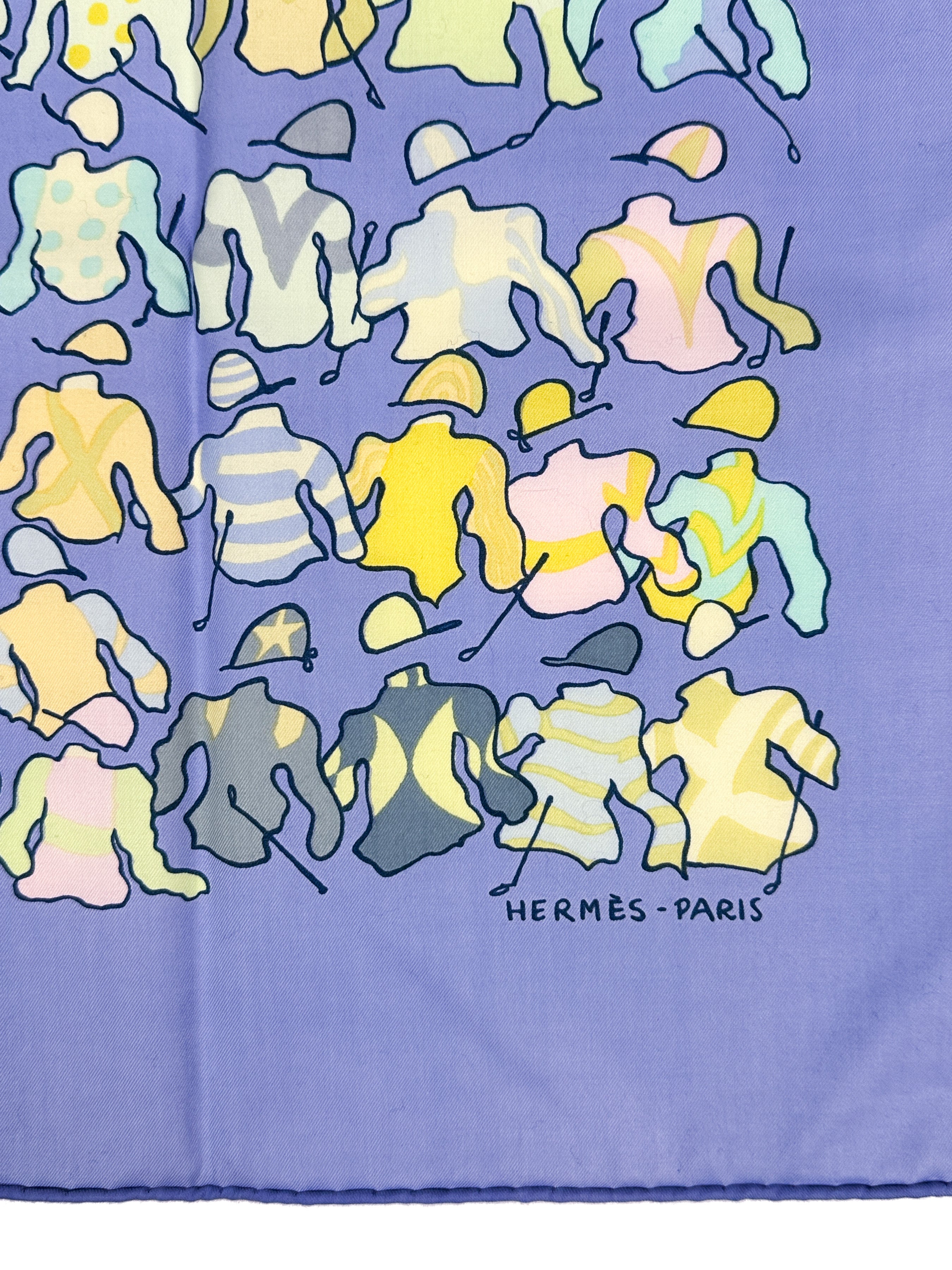 Hermès Les Chevaux Se Rendent Au Départ Cotton 70