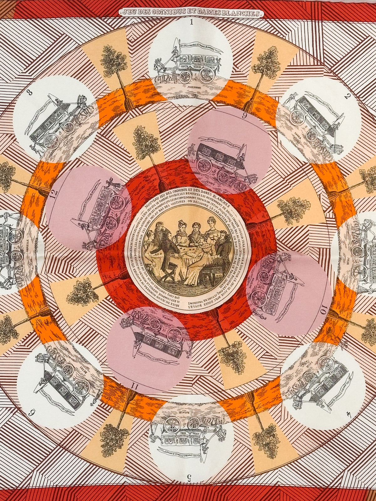 Hermès Jeu des Omnibus et Dames Blanches 45