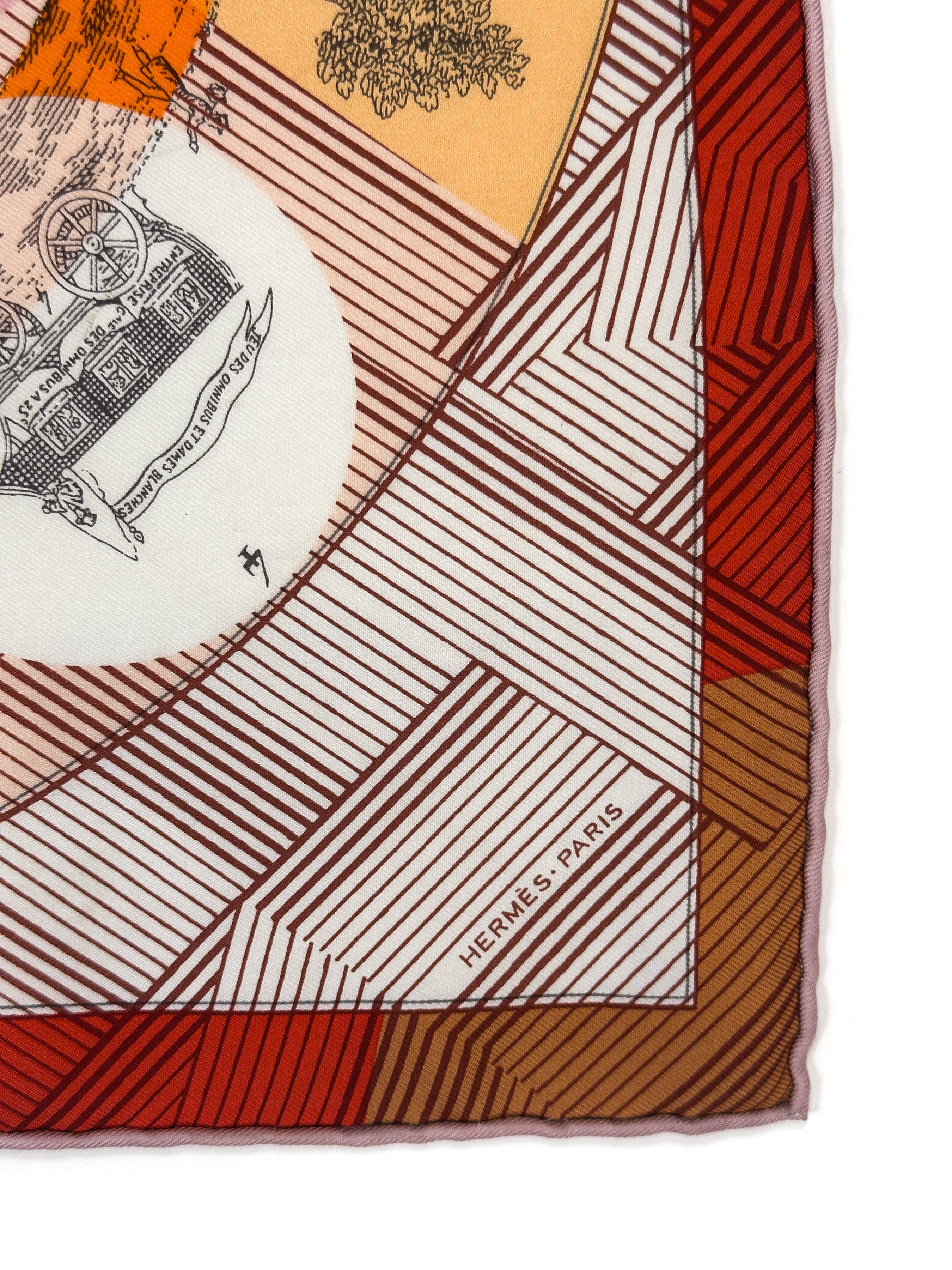 Hermès Jeu des Omnibus et Dames Blanches 45