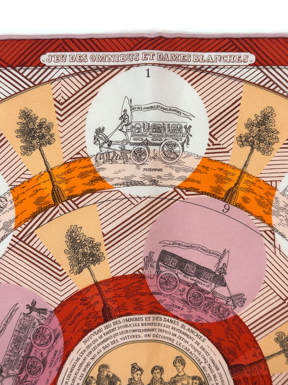 Hermès Jeu des Omnibus et Dames Blanches 45
