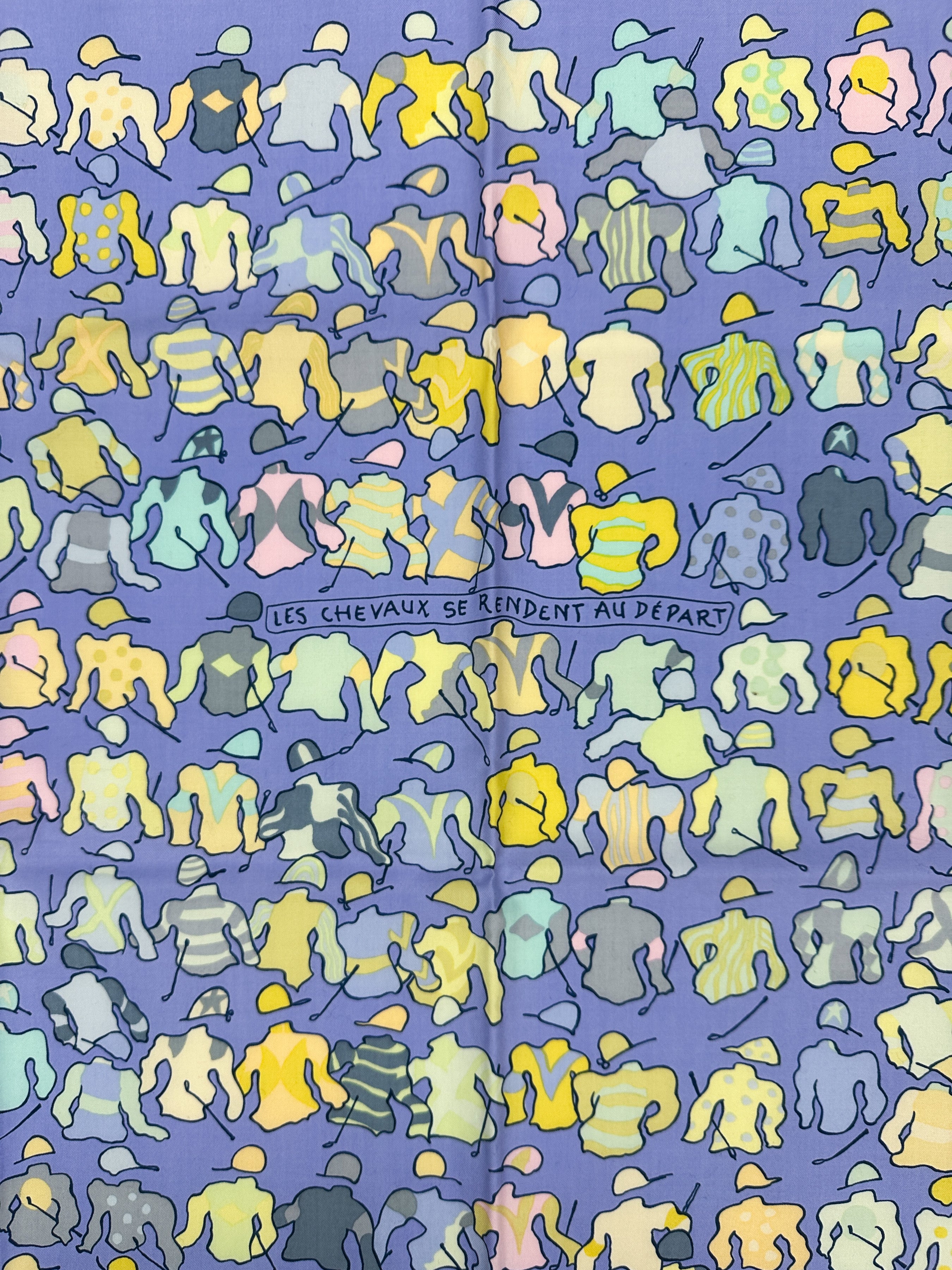 Hermès Les Chevaux Se Rendent Au Départ Cotton 70