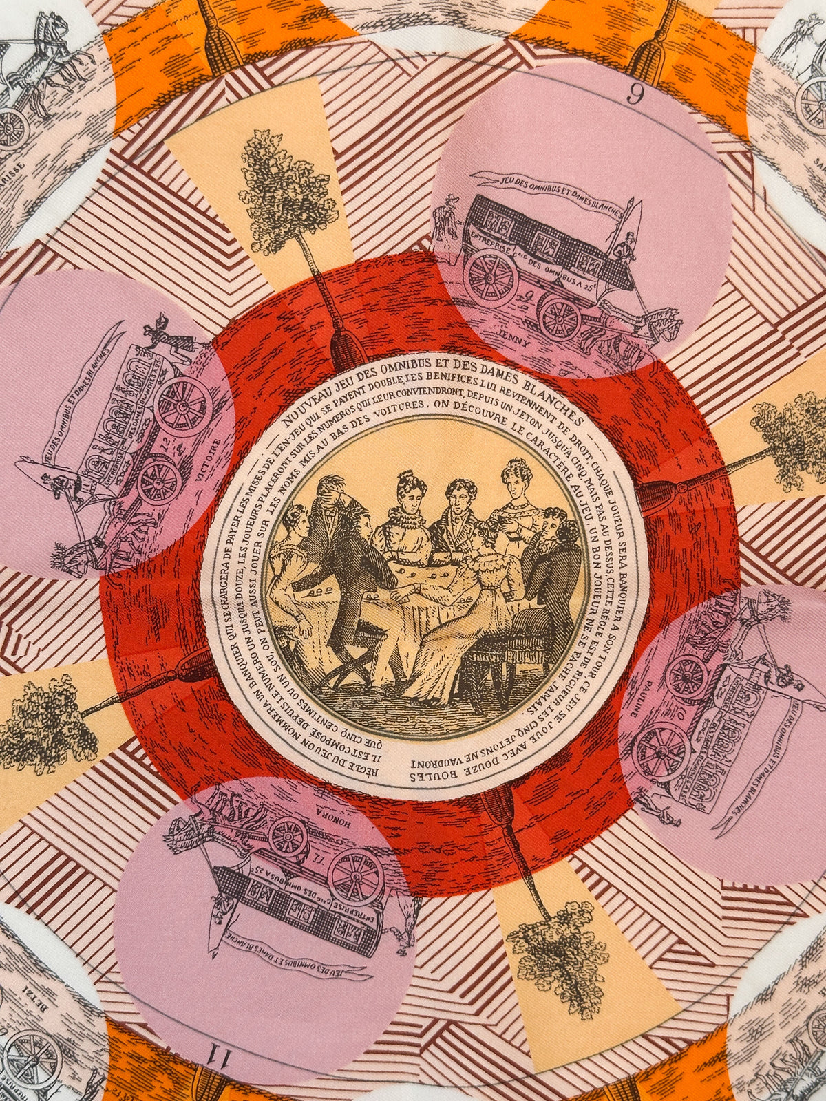 Hermès Jeu des Omnibus et Dames Blanches 45