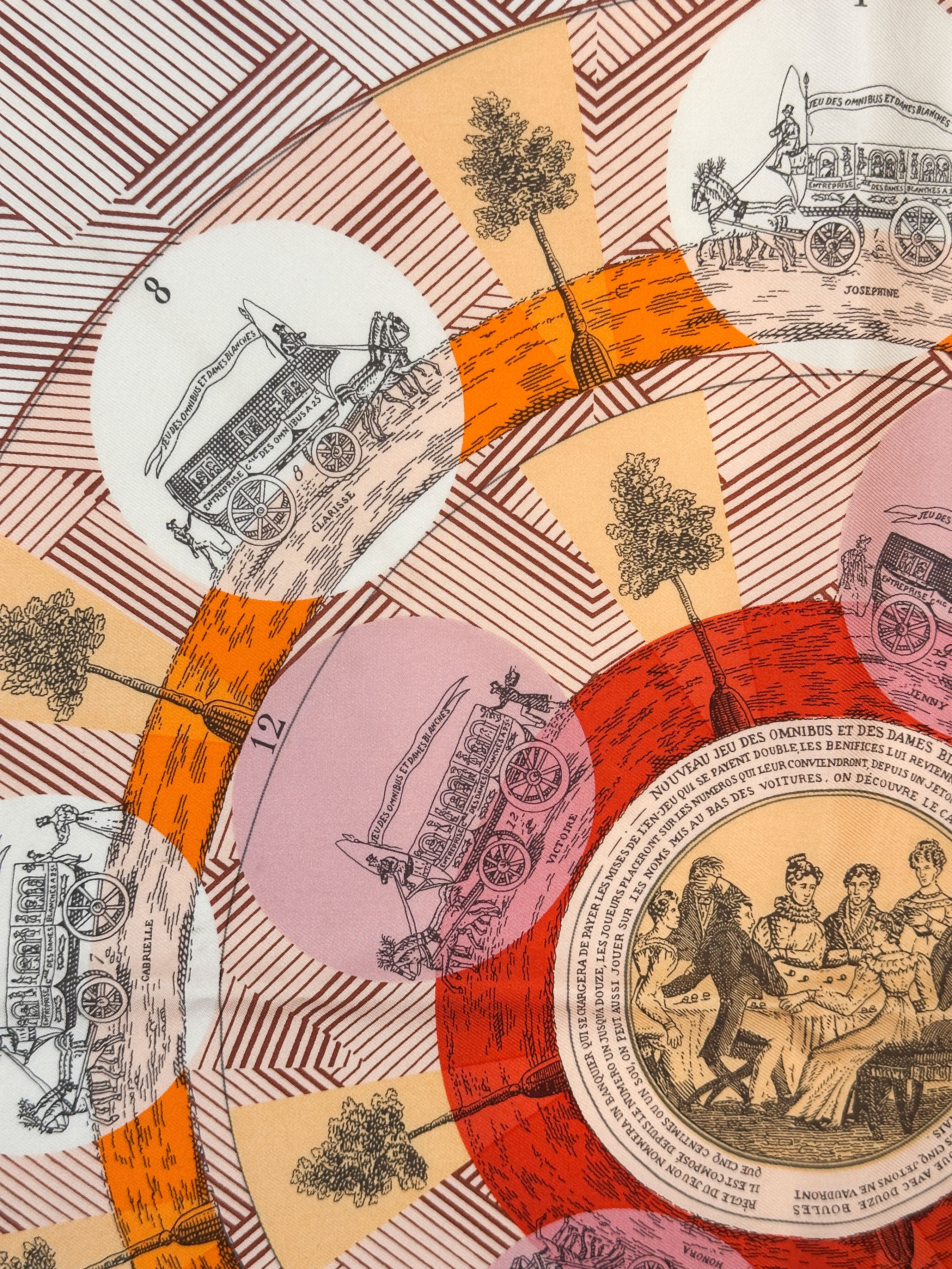 Hermès Jeu des Omnibus et Dames Blanches 45