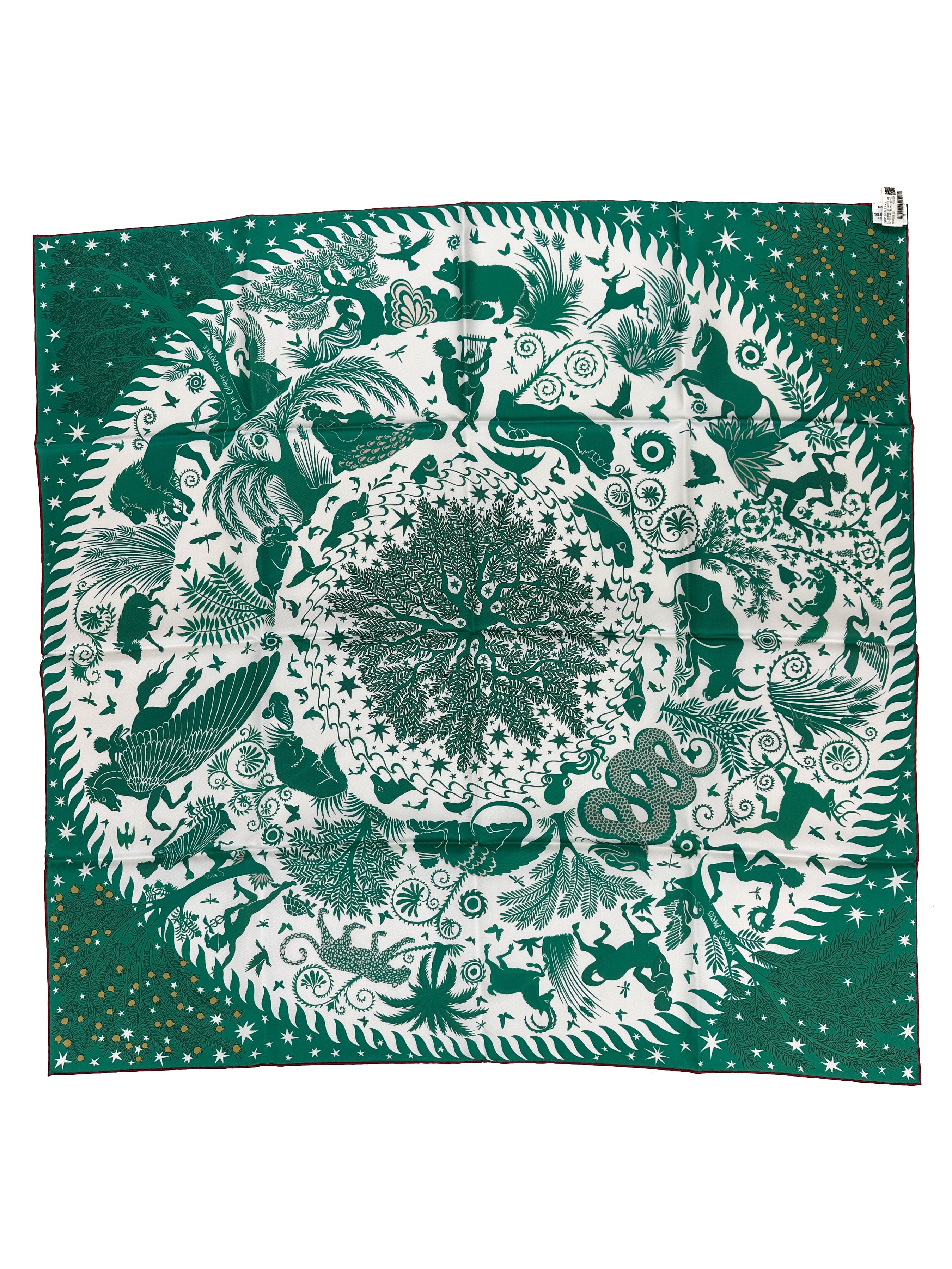 Hermès Sous le Charme d'Orphée Double Face 90