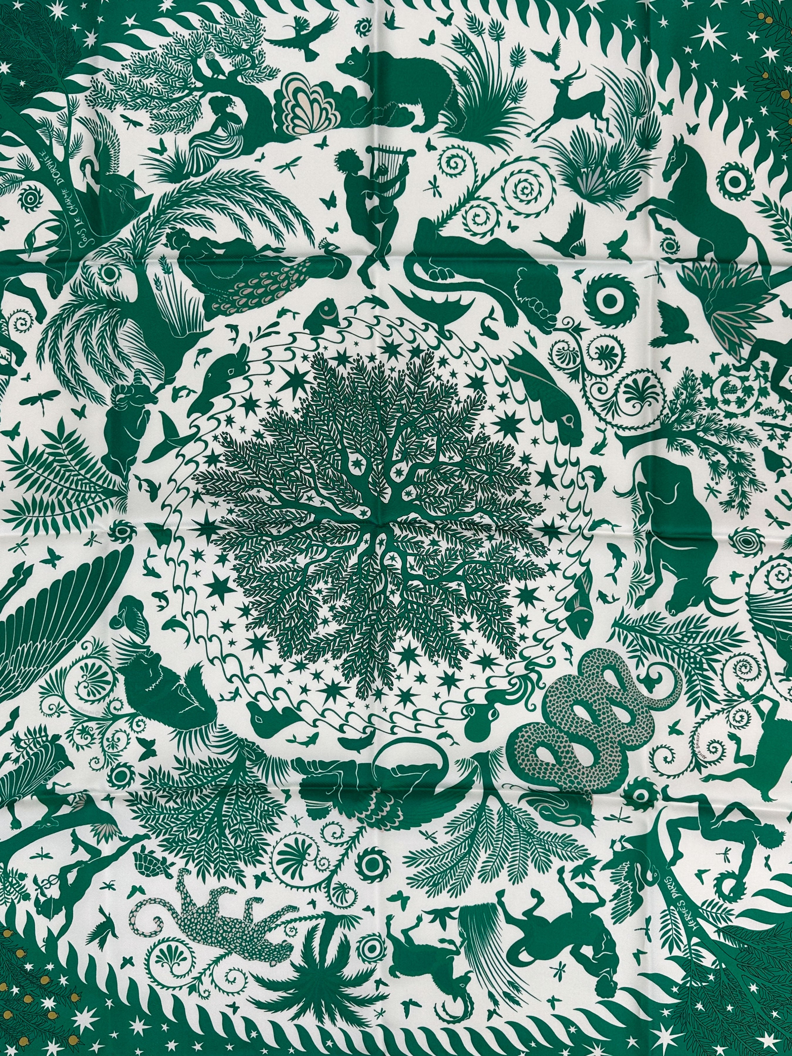 Hermès Sous le Charme d'Orphée Double Face 90