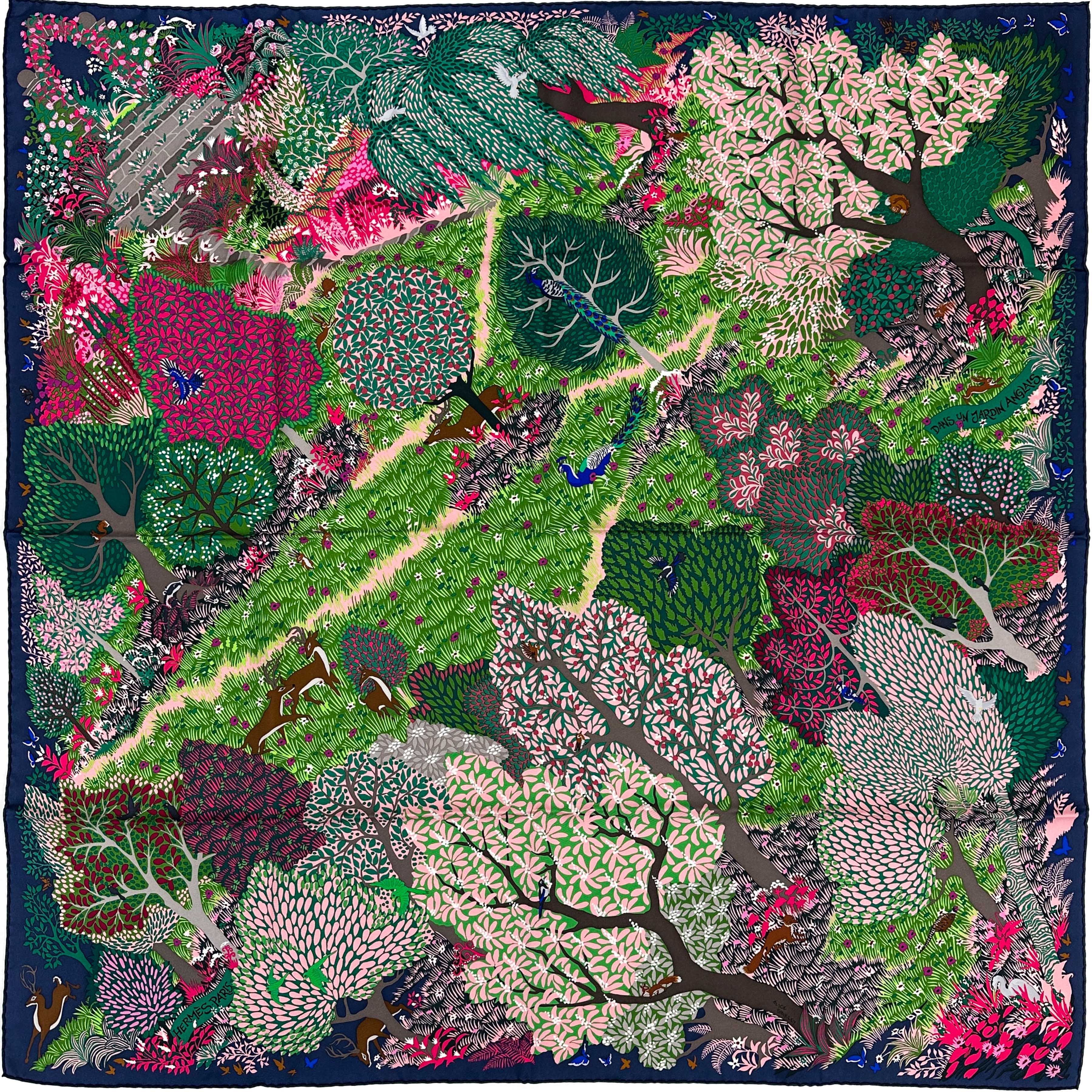 Hermès Dans un Jardin Anglais 90