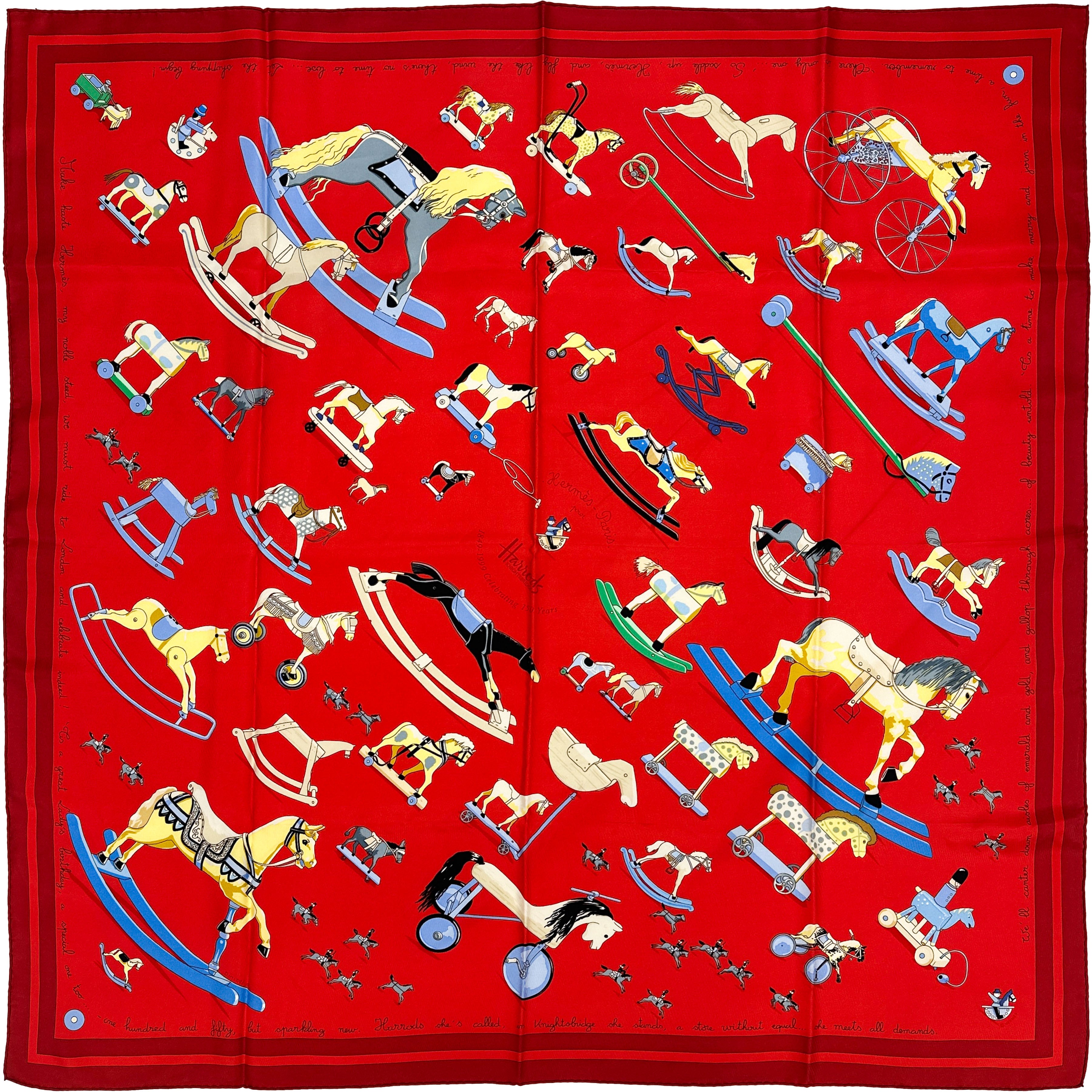 Hermès Raconte-Moi le Cheval Harrods Special Edition 90