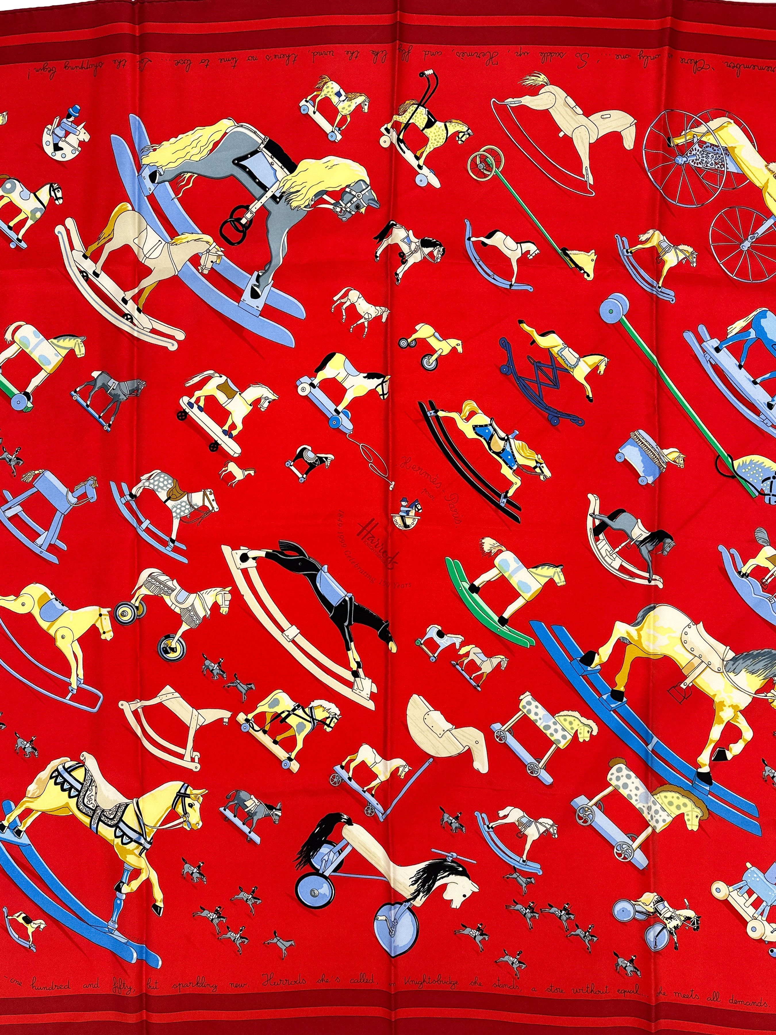 Hermès Raconte-Moi le Cheval Harrods Special Edition 90