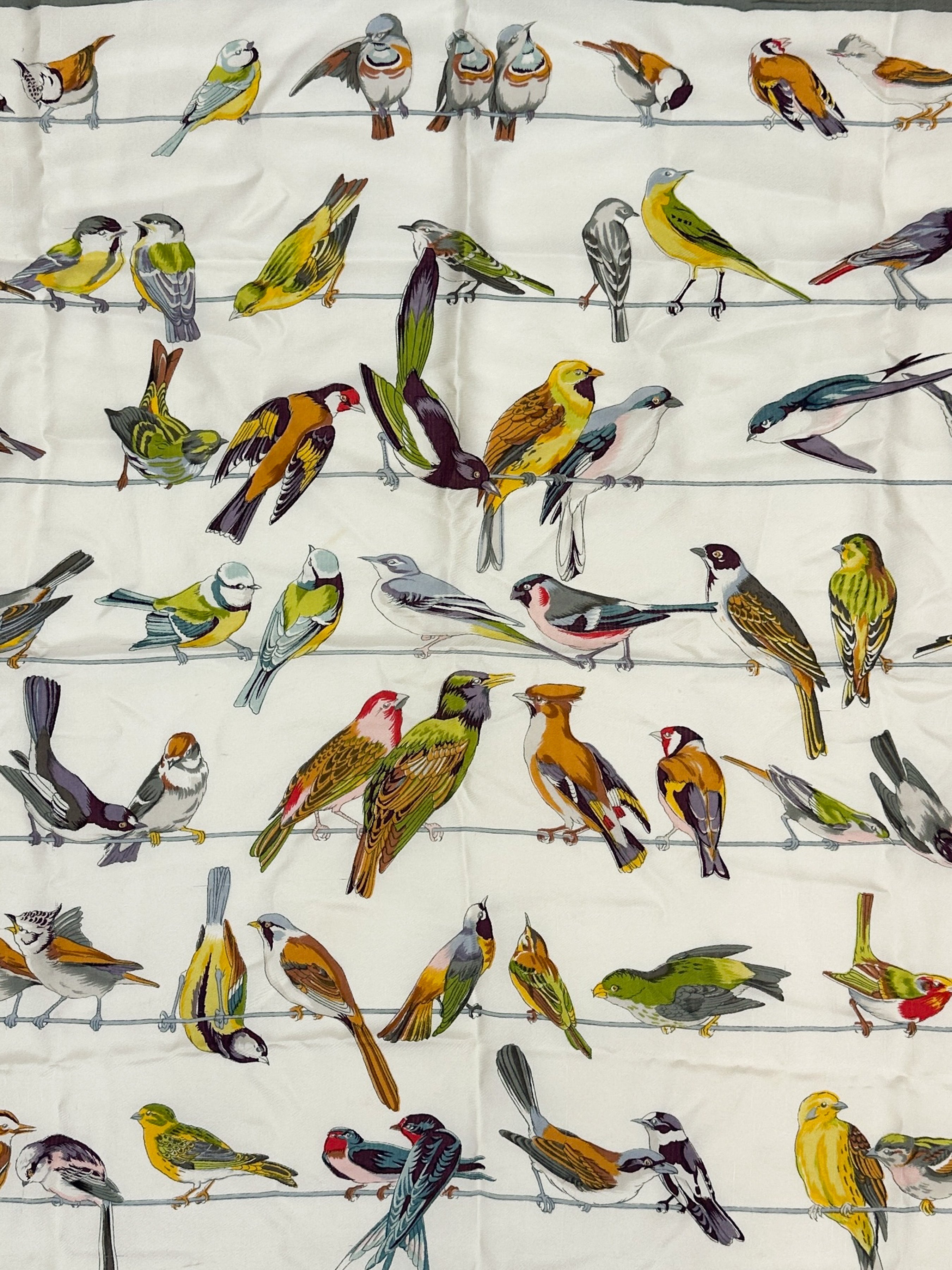 Hermès Les Oiseaux des Champs et des Bois 90