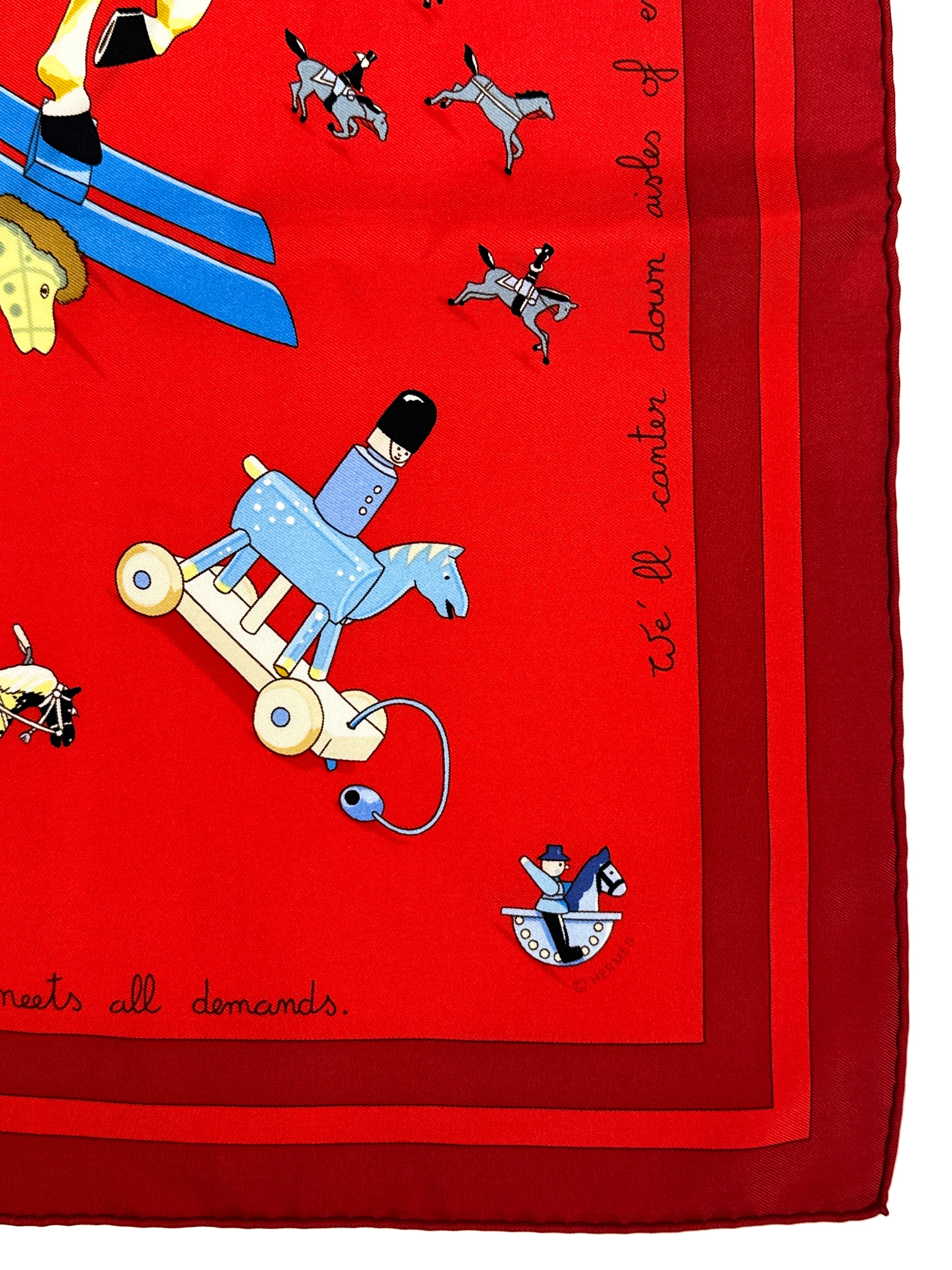 Hermès Raconte-Moi le Cheval Harrods Special Edition 90