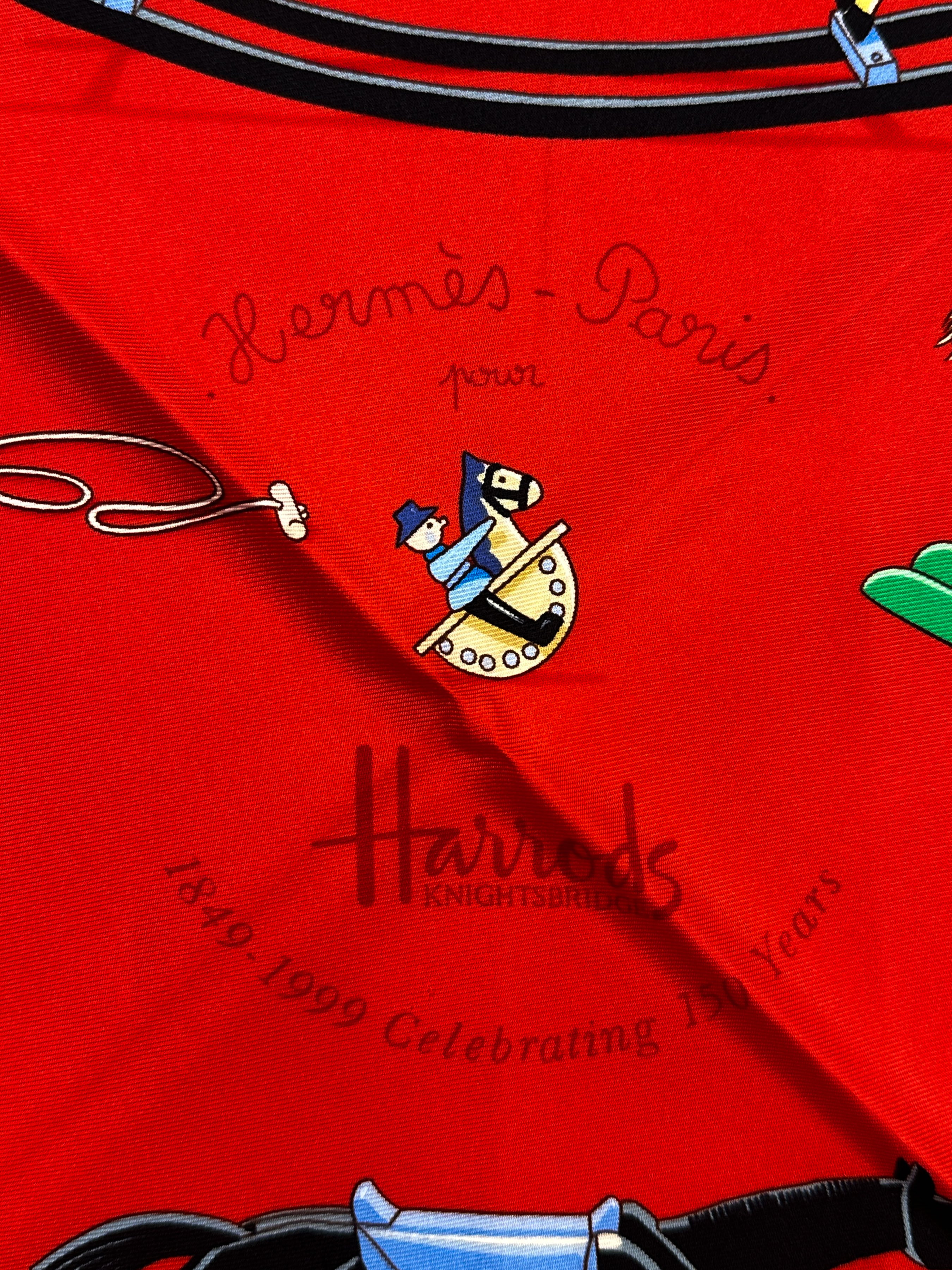 Hermès Special Edition Harrods Raconte-Moi le Cheval 90