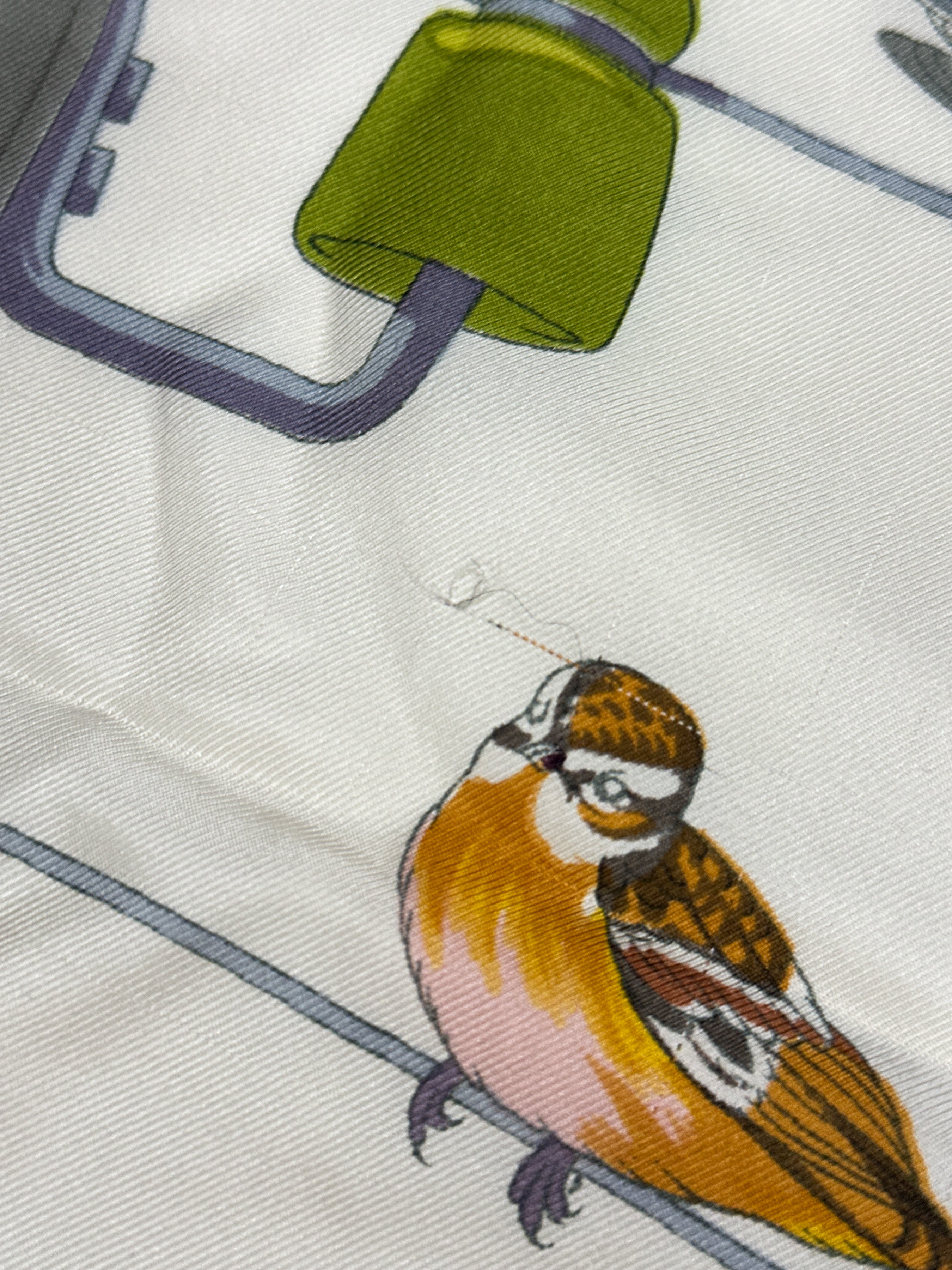 Hermès Les Oiseaux des Champs et des Bois 90