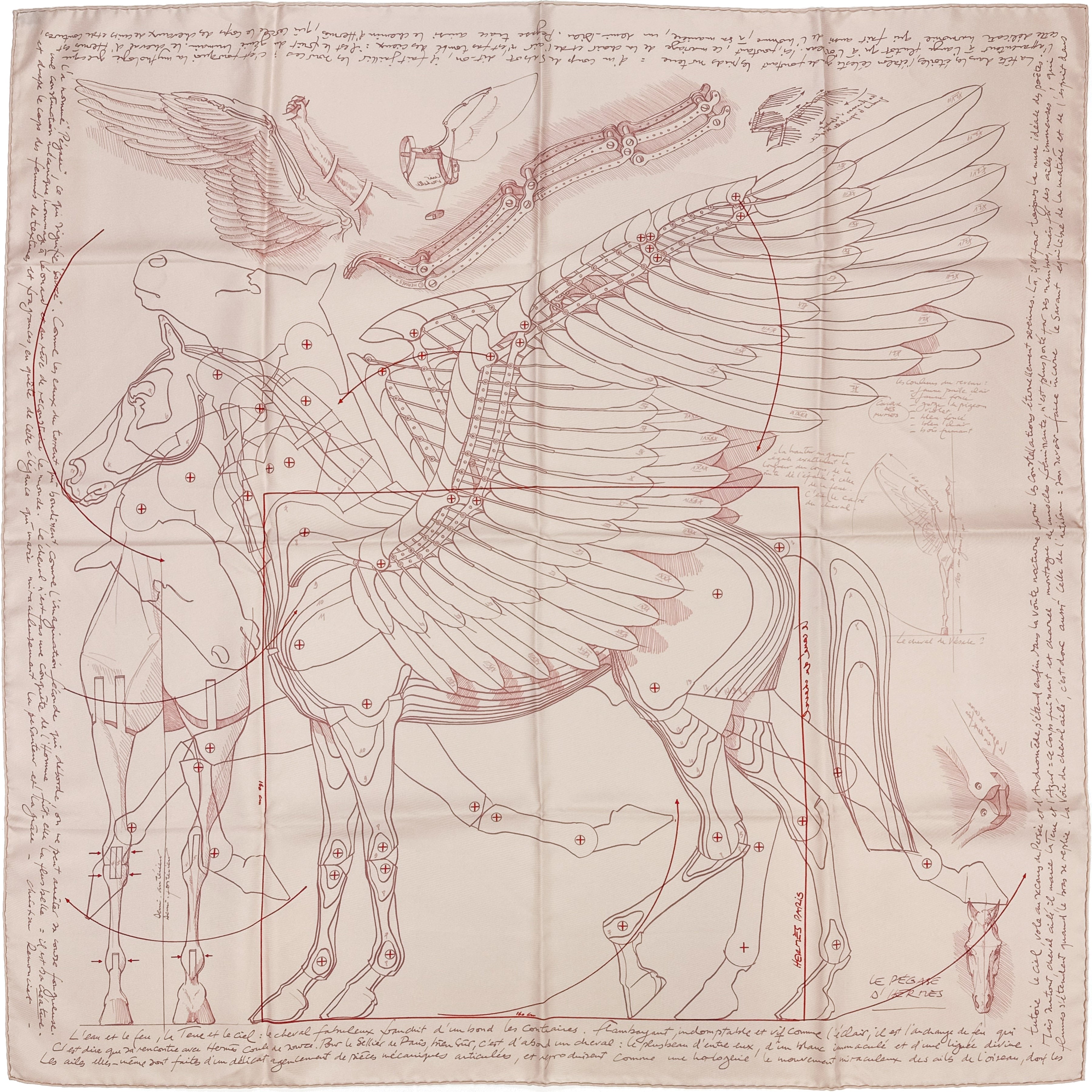 Hermès Le Pégase d'Hermès 90