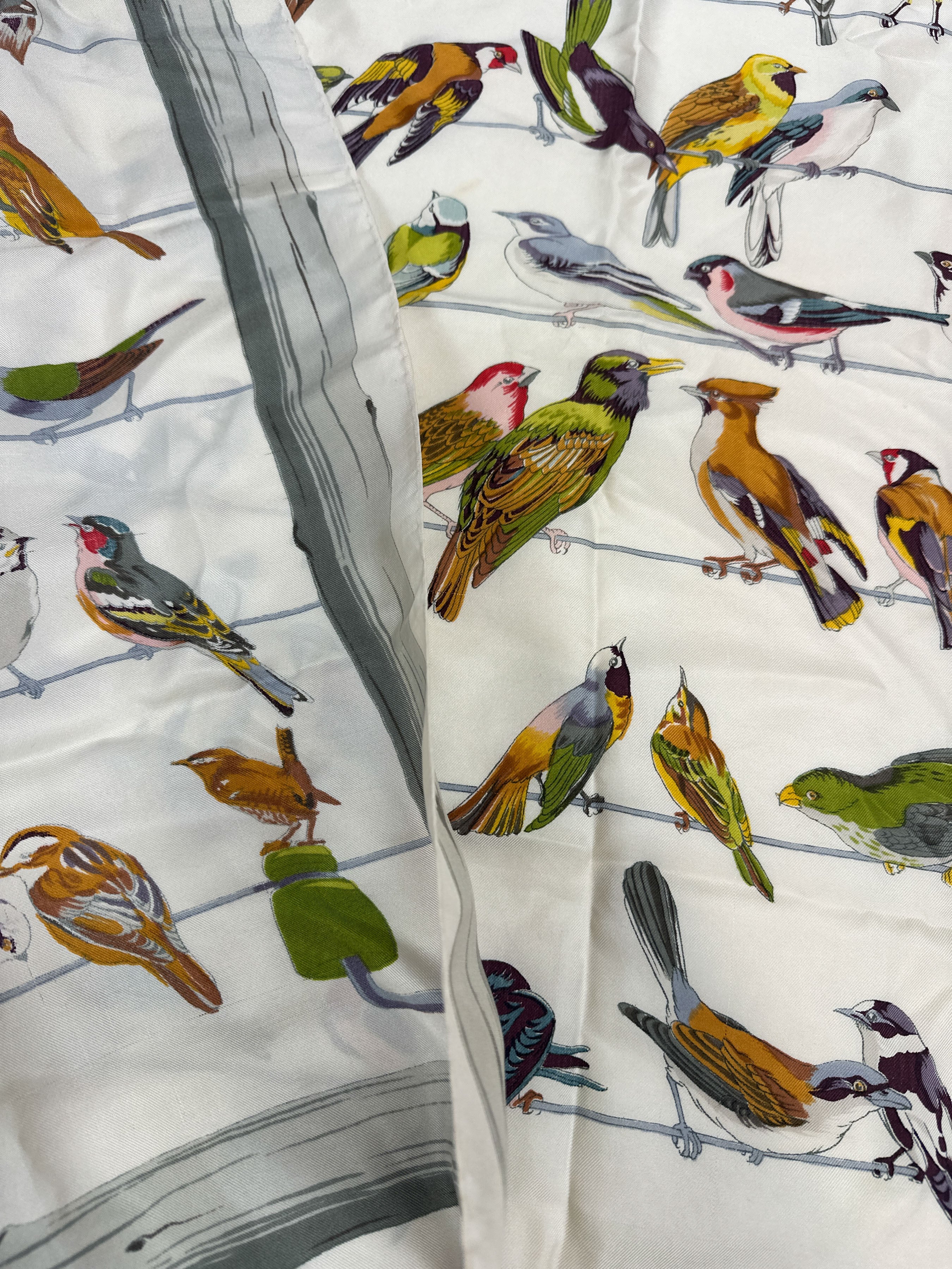 Hermès Les Oiseaux des Champs et des Bois 90