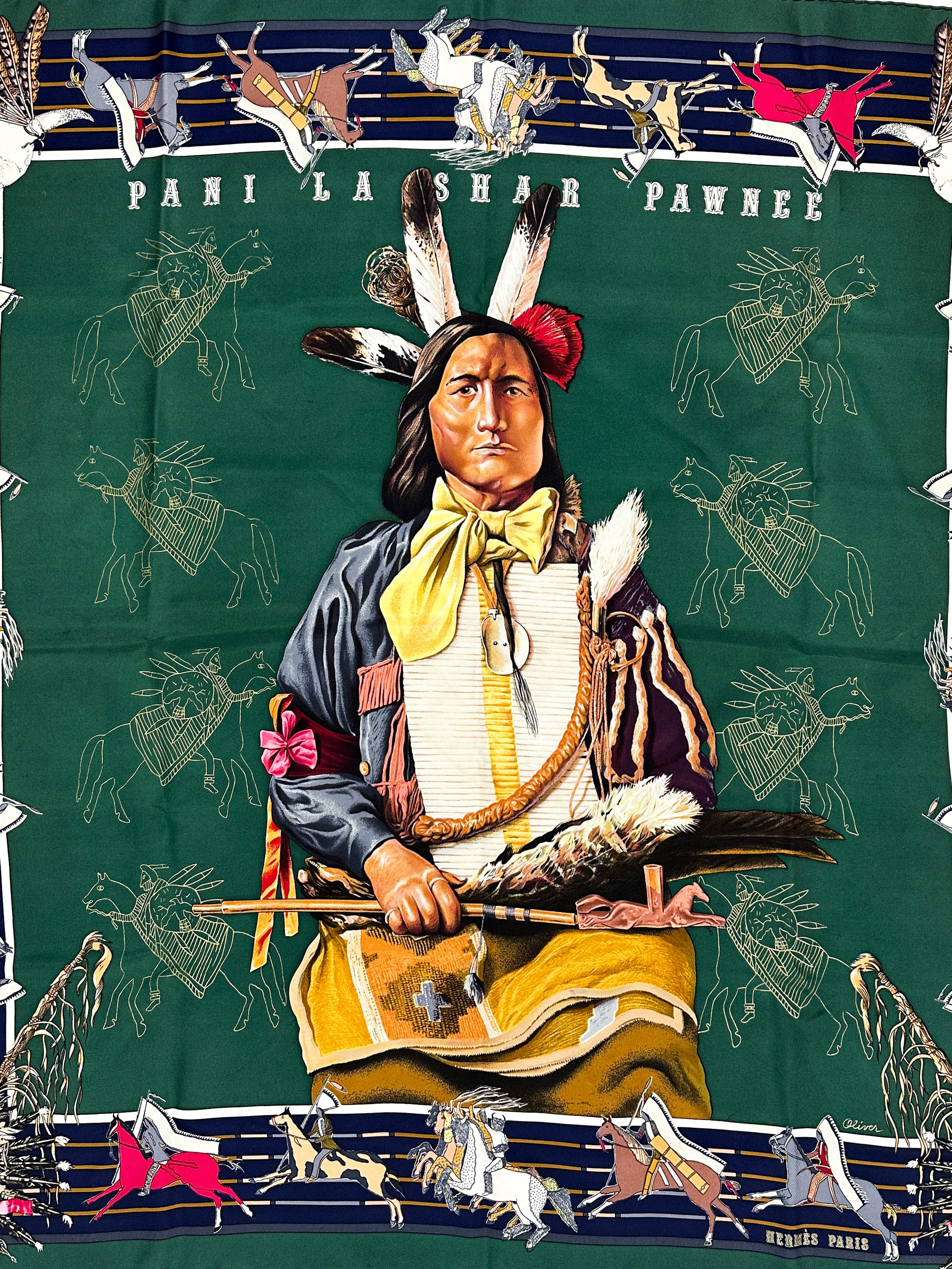 Hermès Pani La Shar Pawnee 90