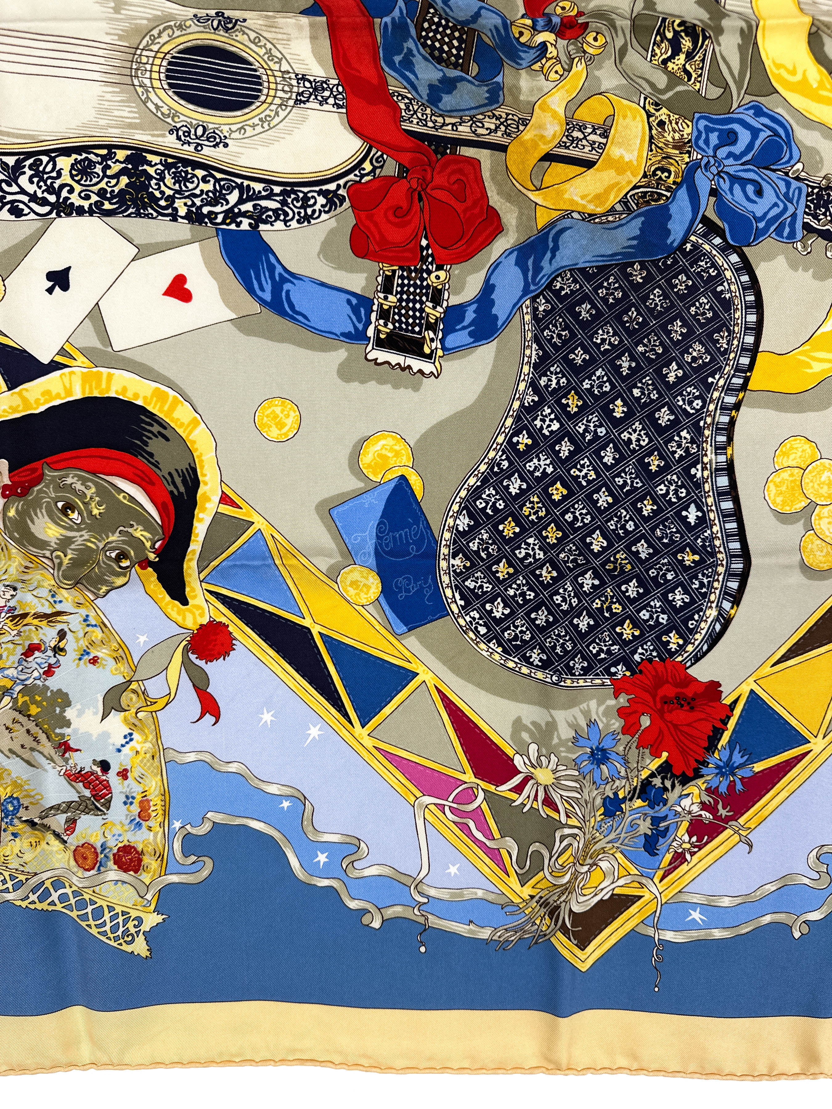 Hermès Au Clair de la Lune 90