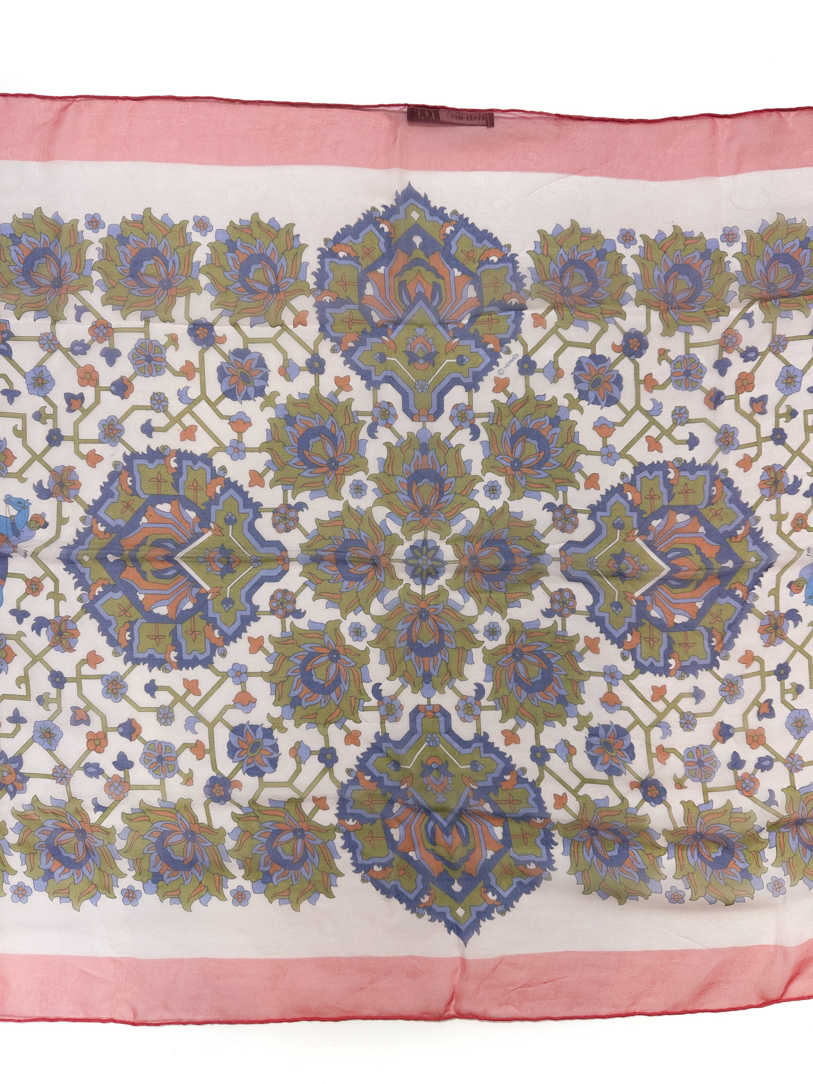 Hermès Tabriz Mousseline Shawl