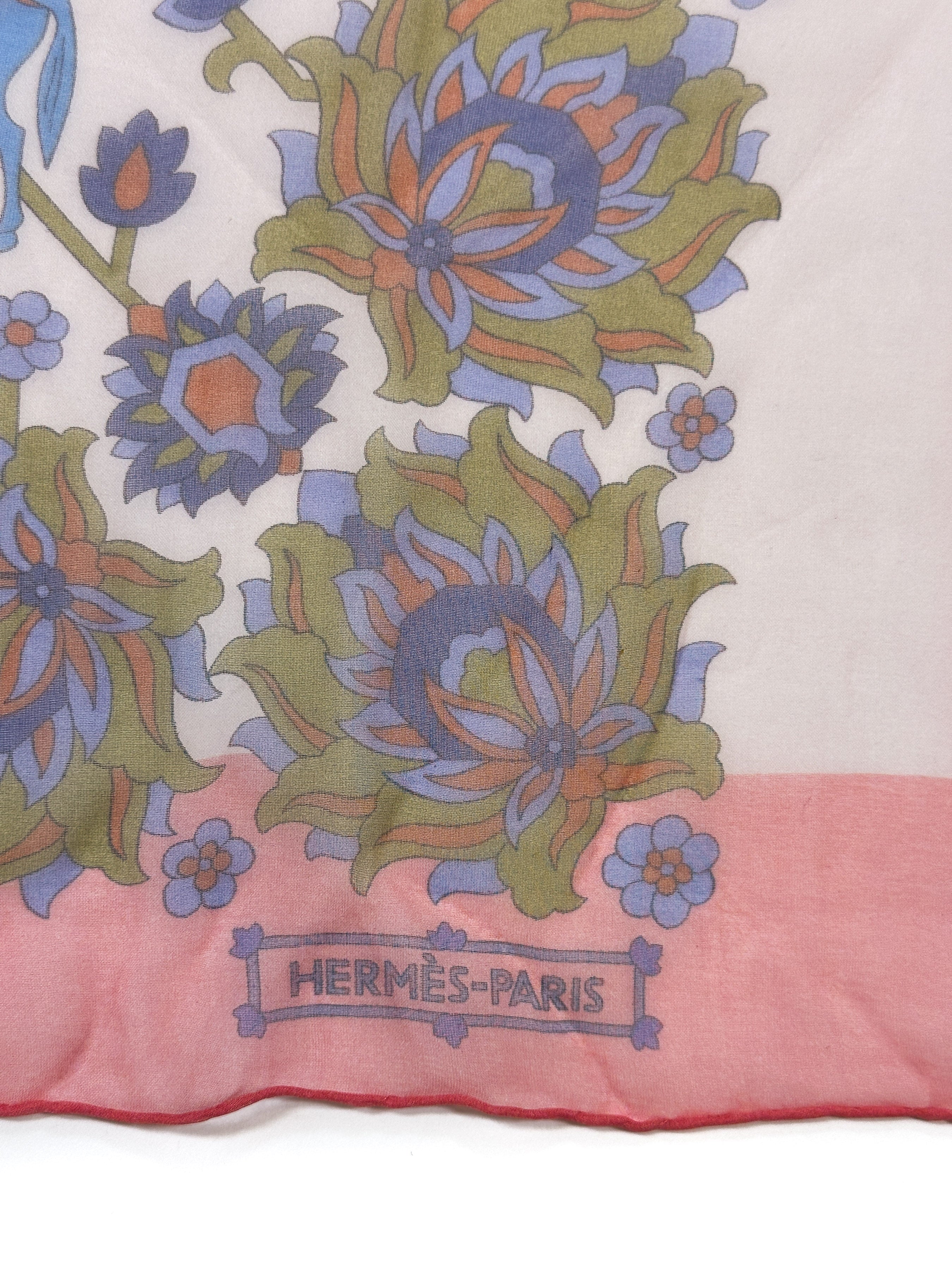 Hermès Tabriz Mousseline Shawl