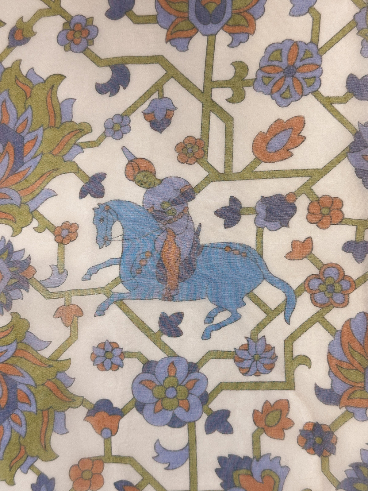 Hermès Tabriz Mousseline Shawl