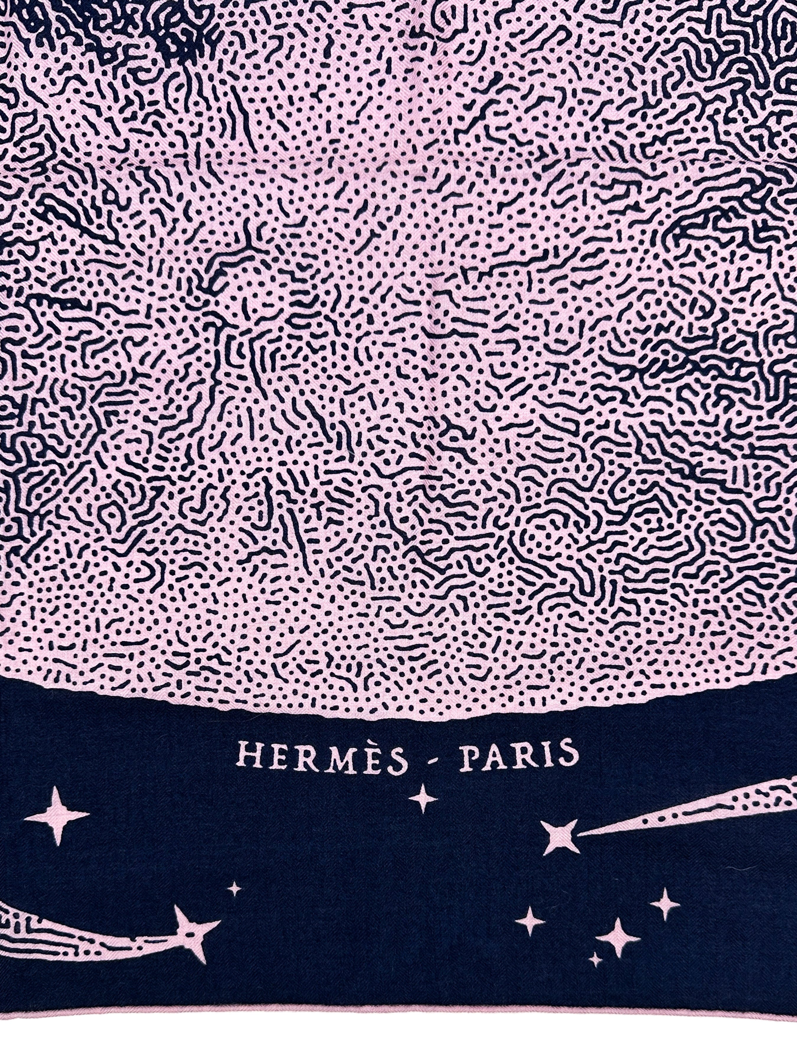 Hermès Clair de Lune Cashmere Silk 140