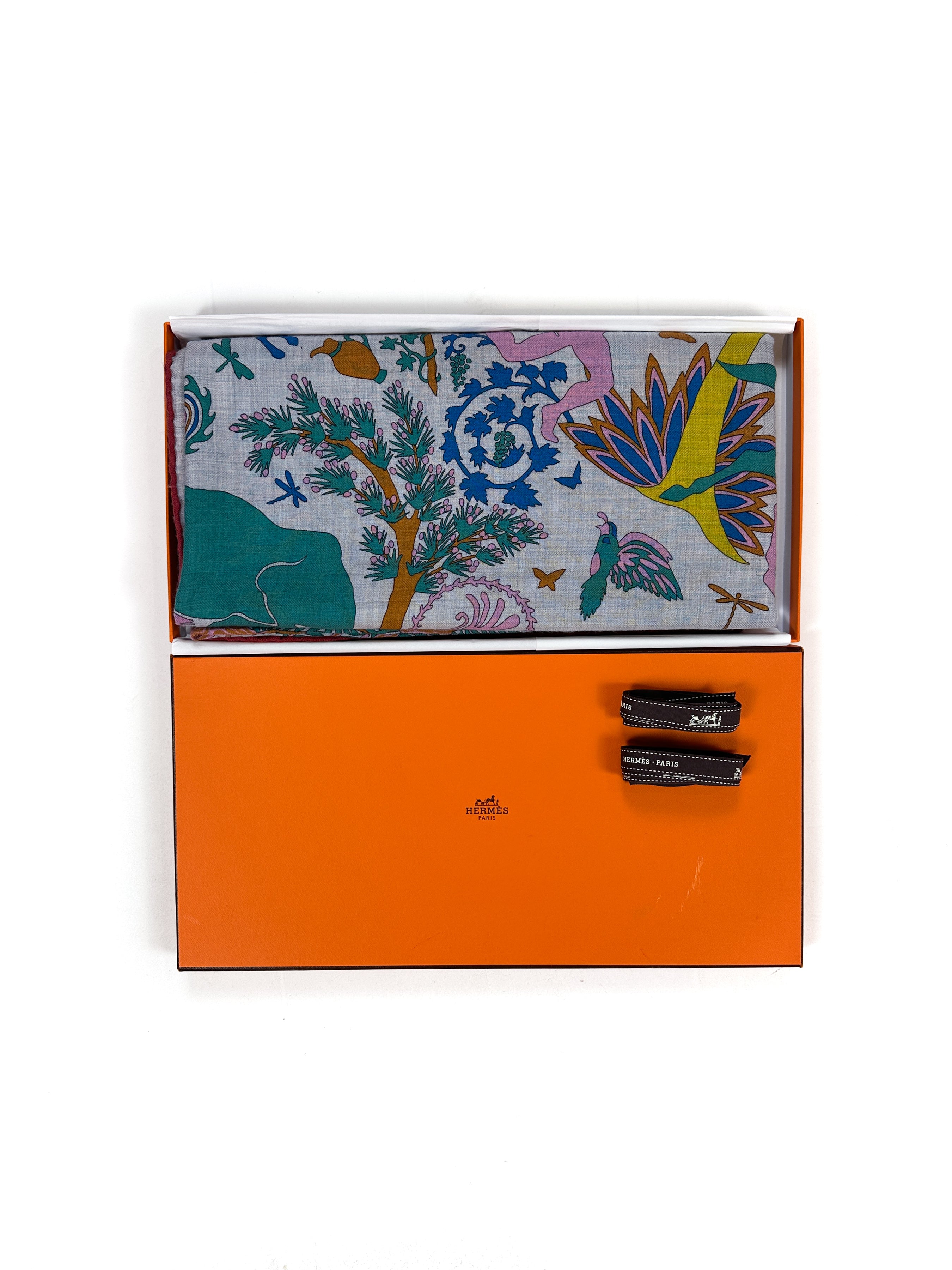 Hermès Sous le Charme d'Orphée Cashmere Silk 140