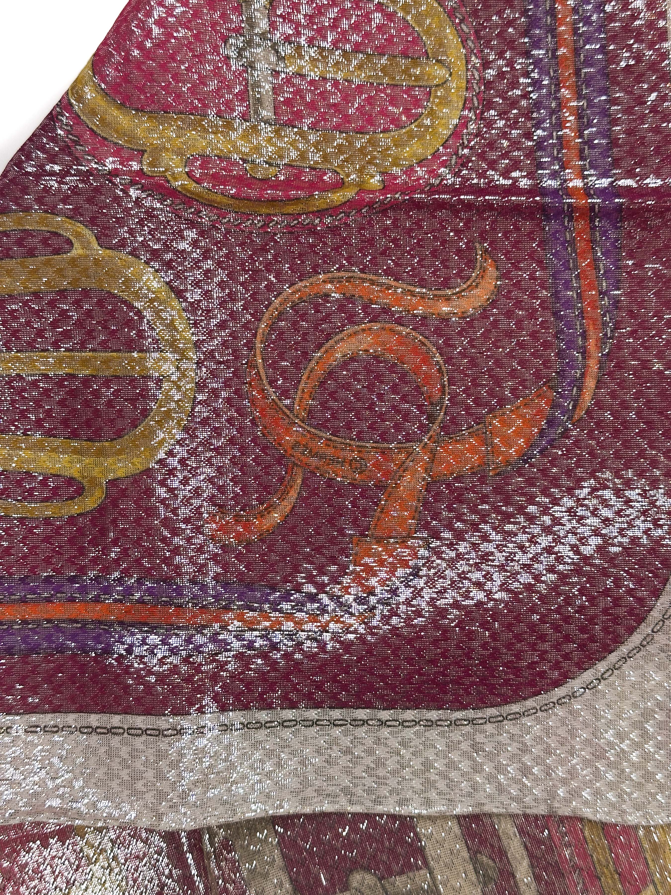 Hermès Bouclerie d'Attelage Glitter 70
