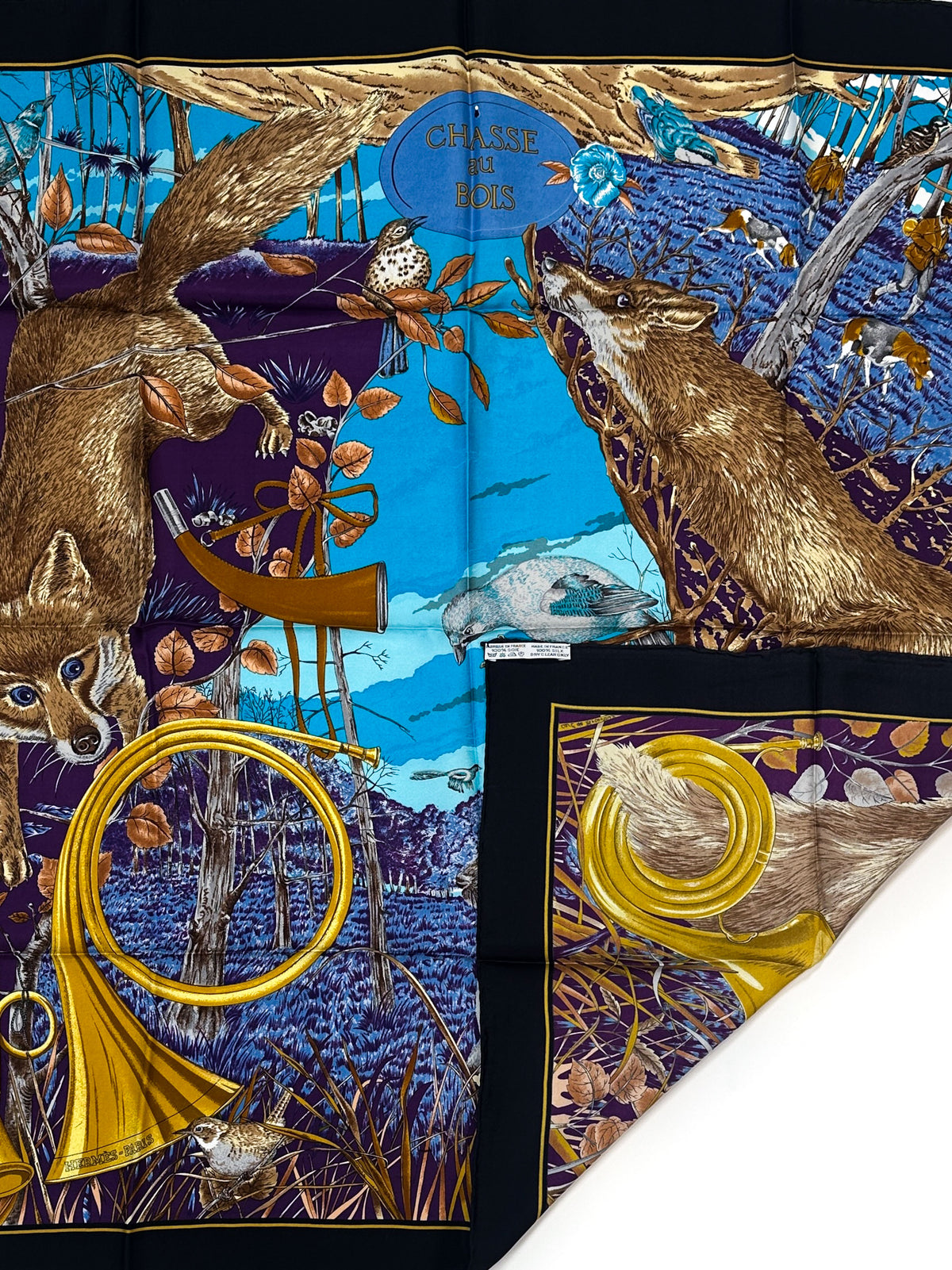 Hermès Chasse Au Bois 90