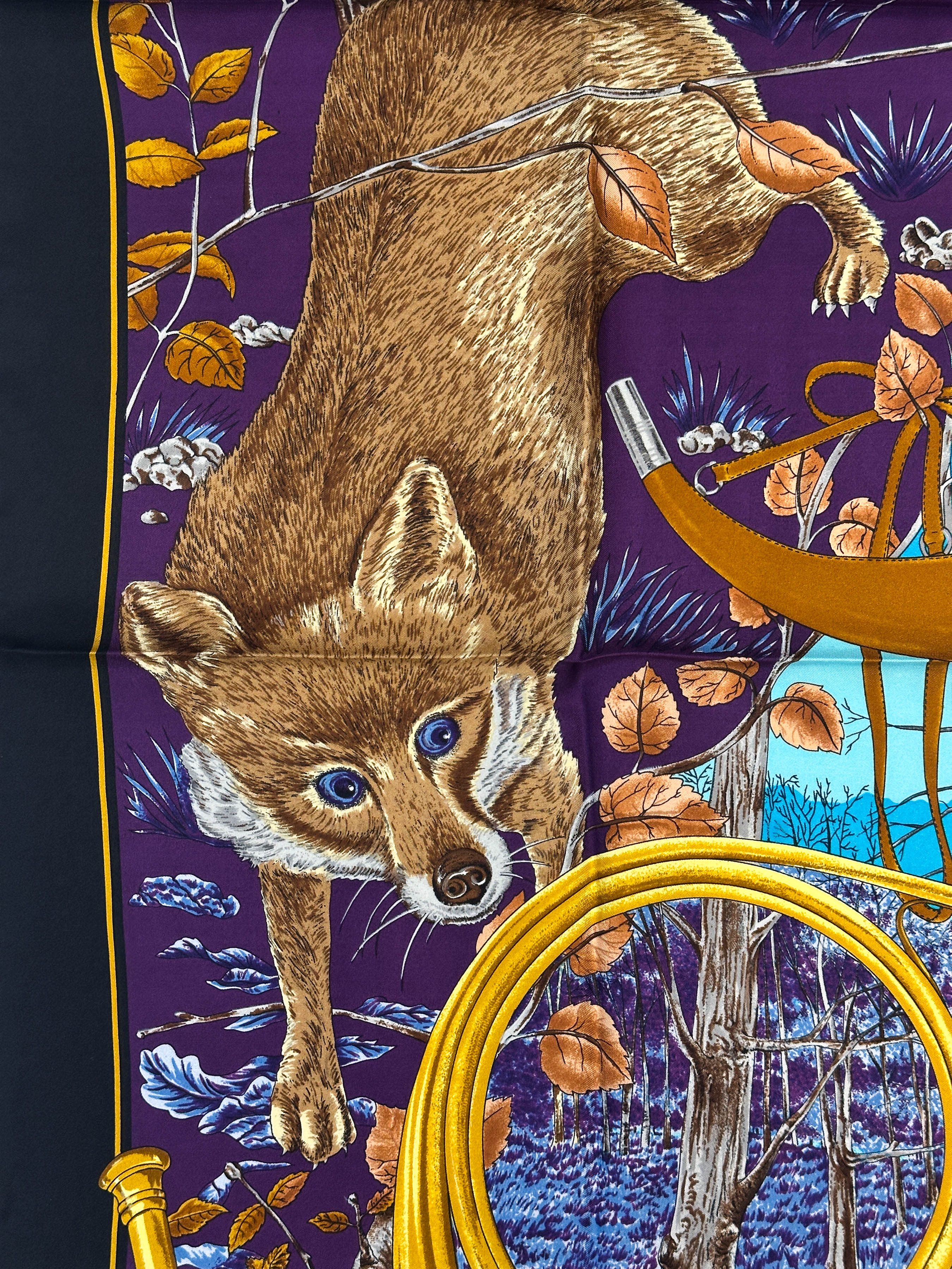 Hermès Chasse Au Bois 90
