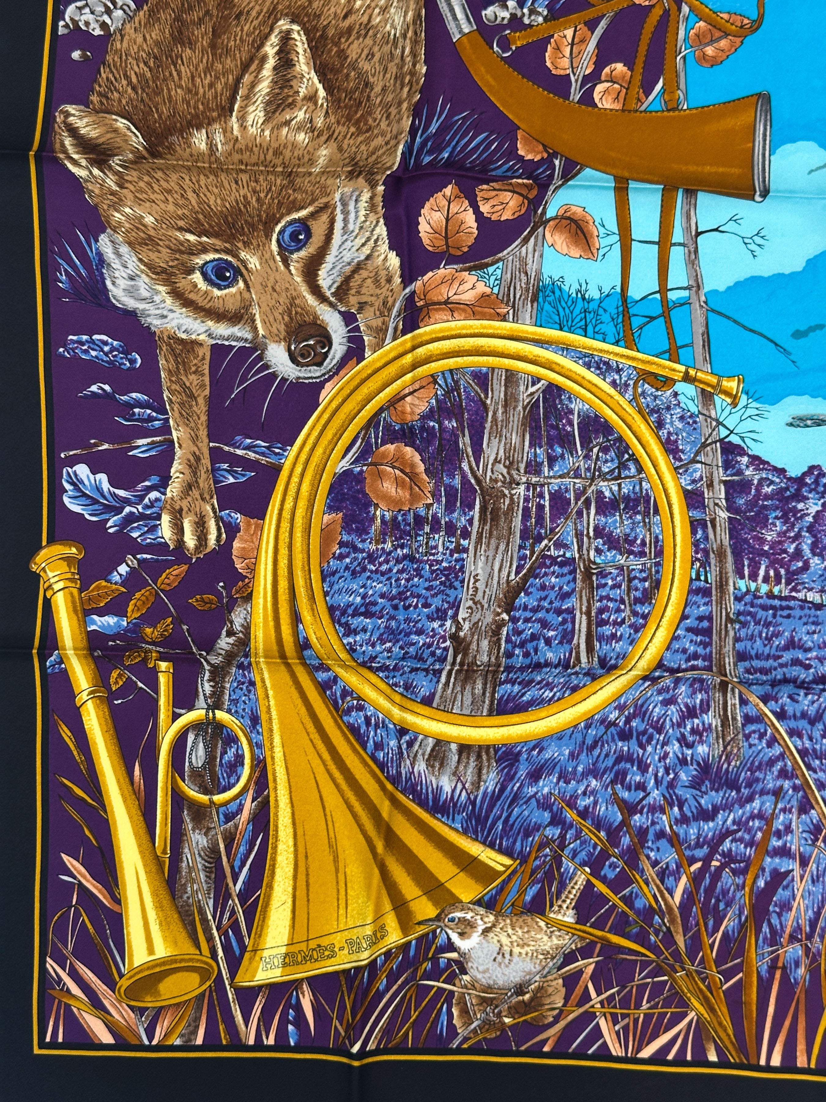 Hermès Chasse Au Bois 90