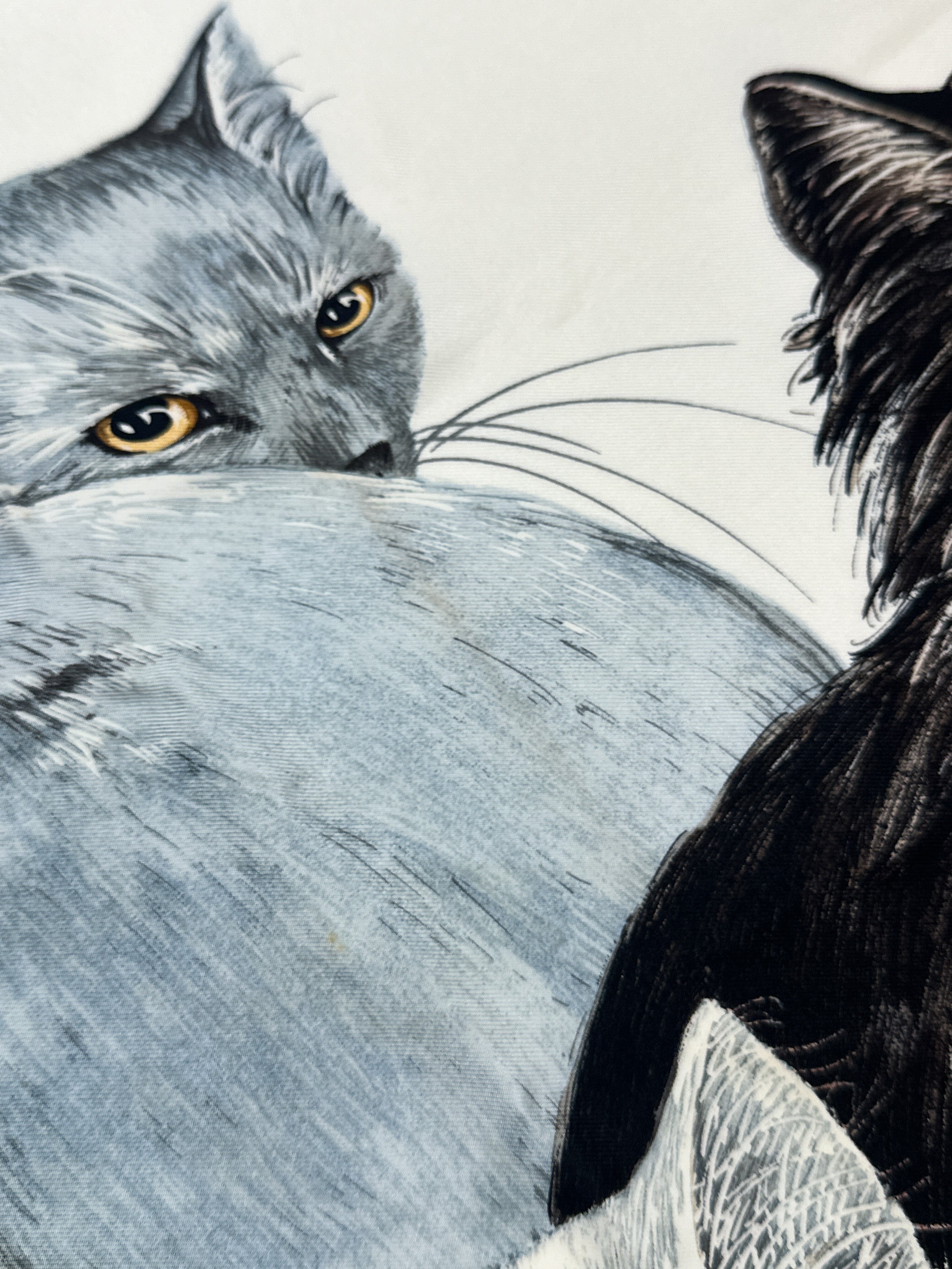 Hermès Les Chats 90