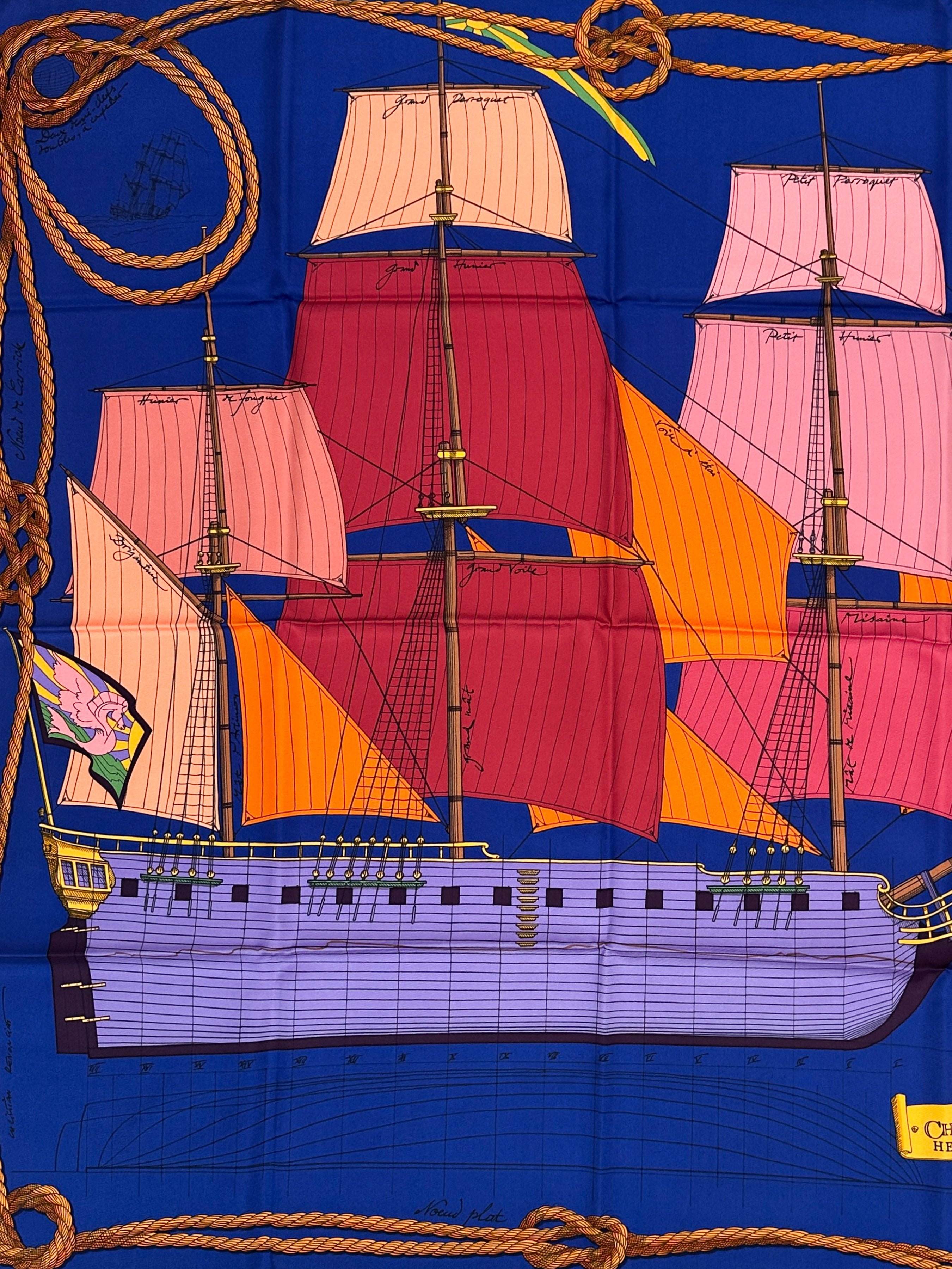 Hermès Cheval de Mer 90