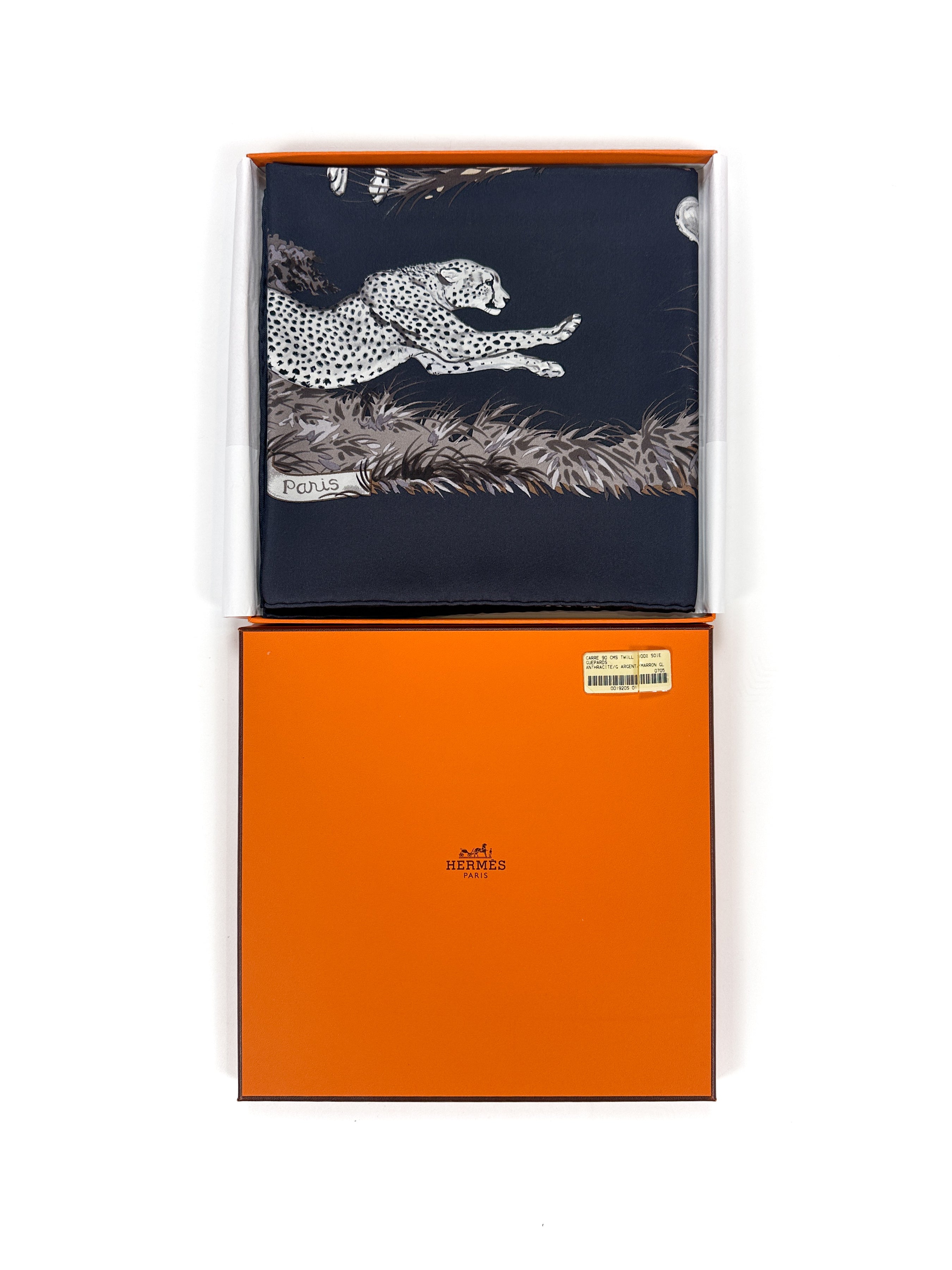 Hermès Guépards 90