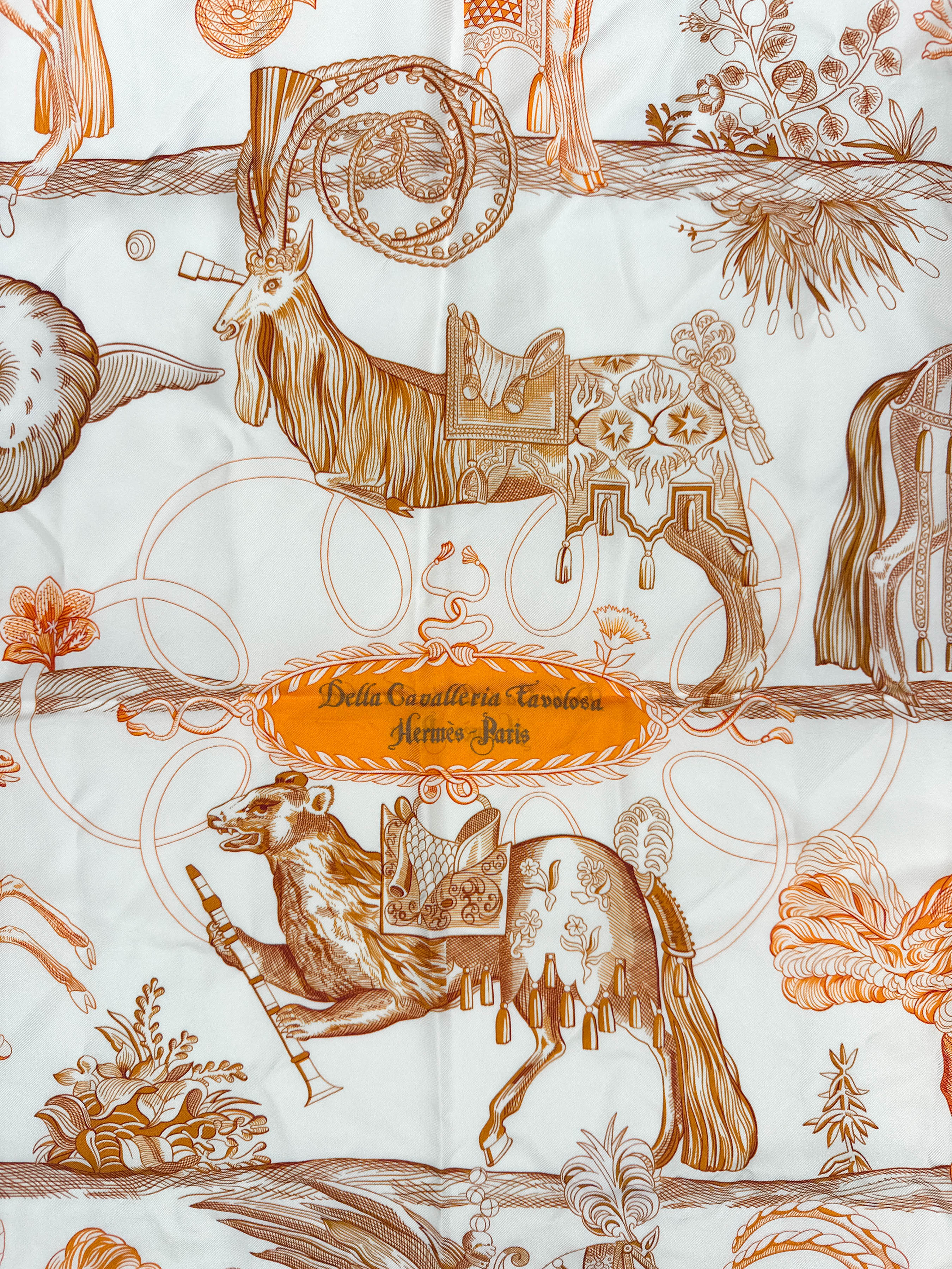 Hermès Della Cavalleria Favolosa Double Face 90