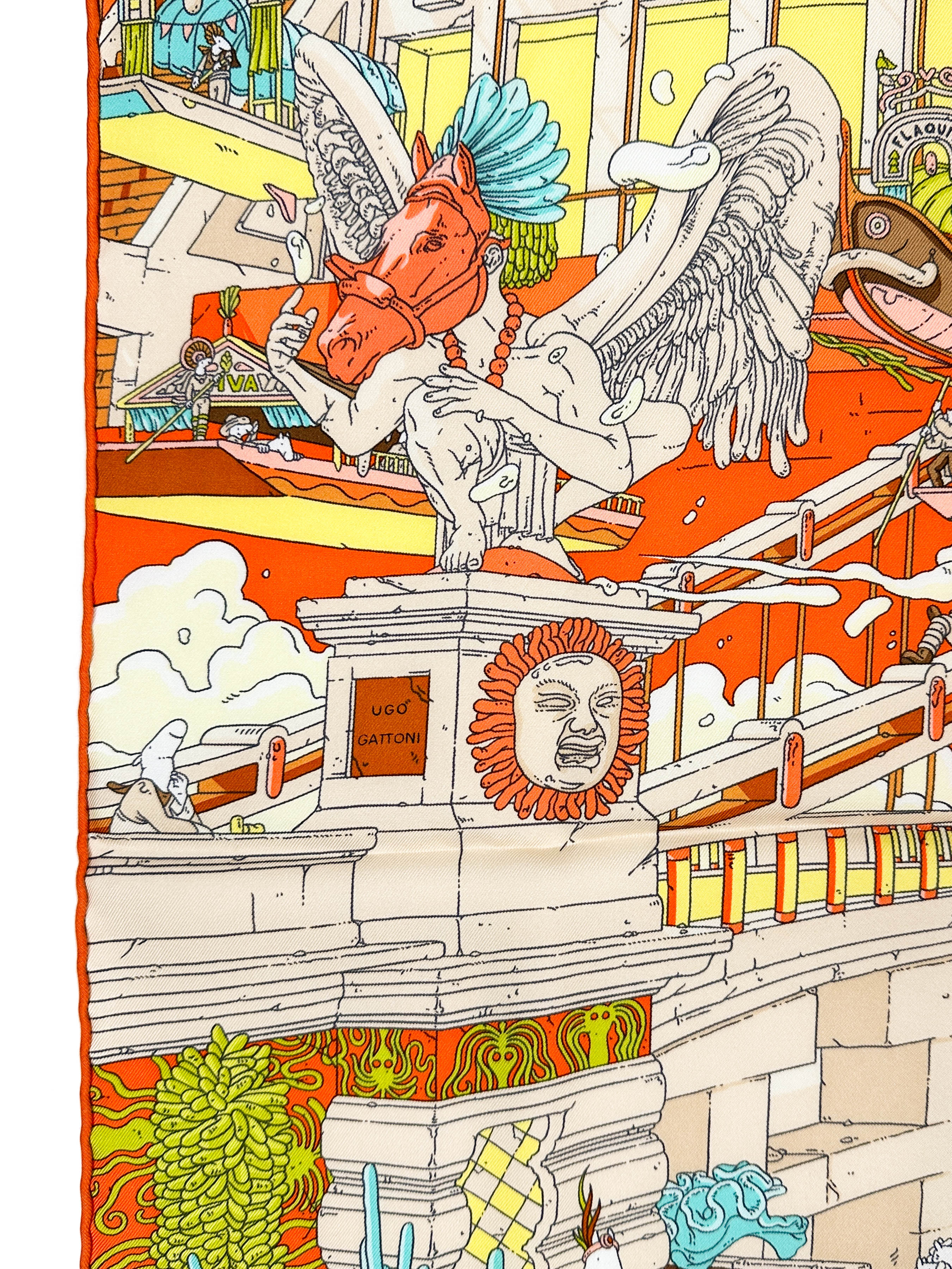 Hermès La Légende du Cheval à Plumes 90