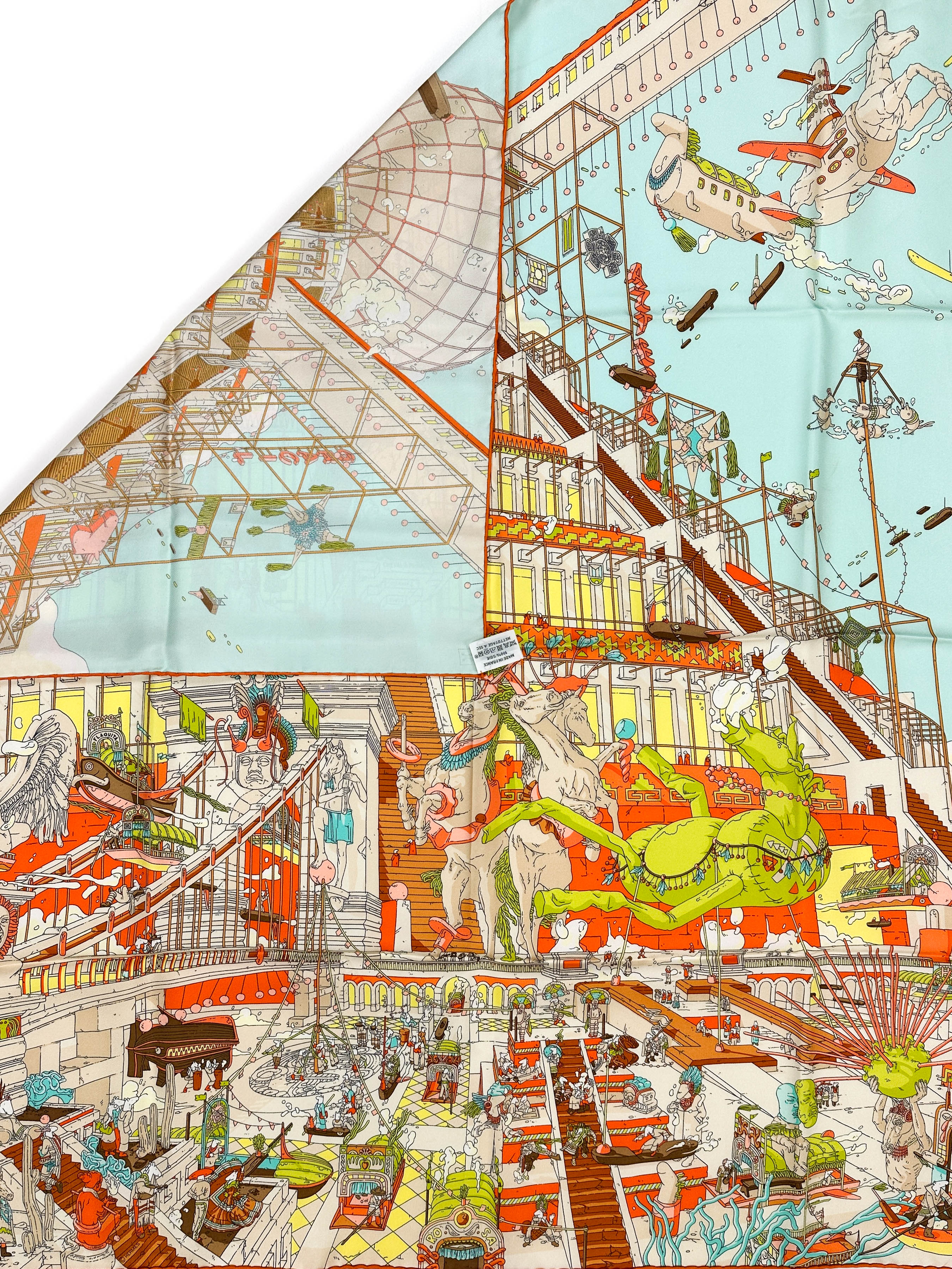 Hermès La Légende du Cheval à Plumes 90