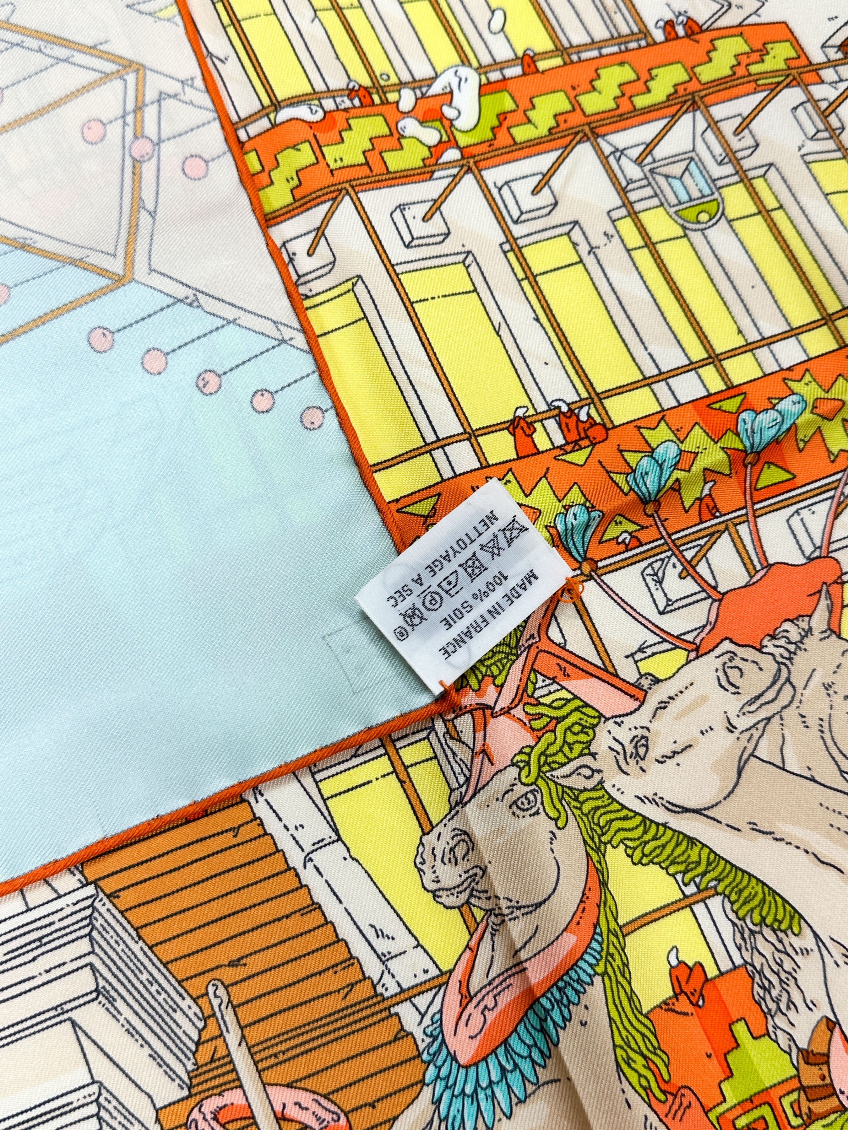 Hermès La Légende du Cheval à Plumes 90