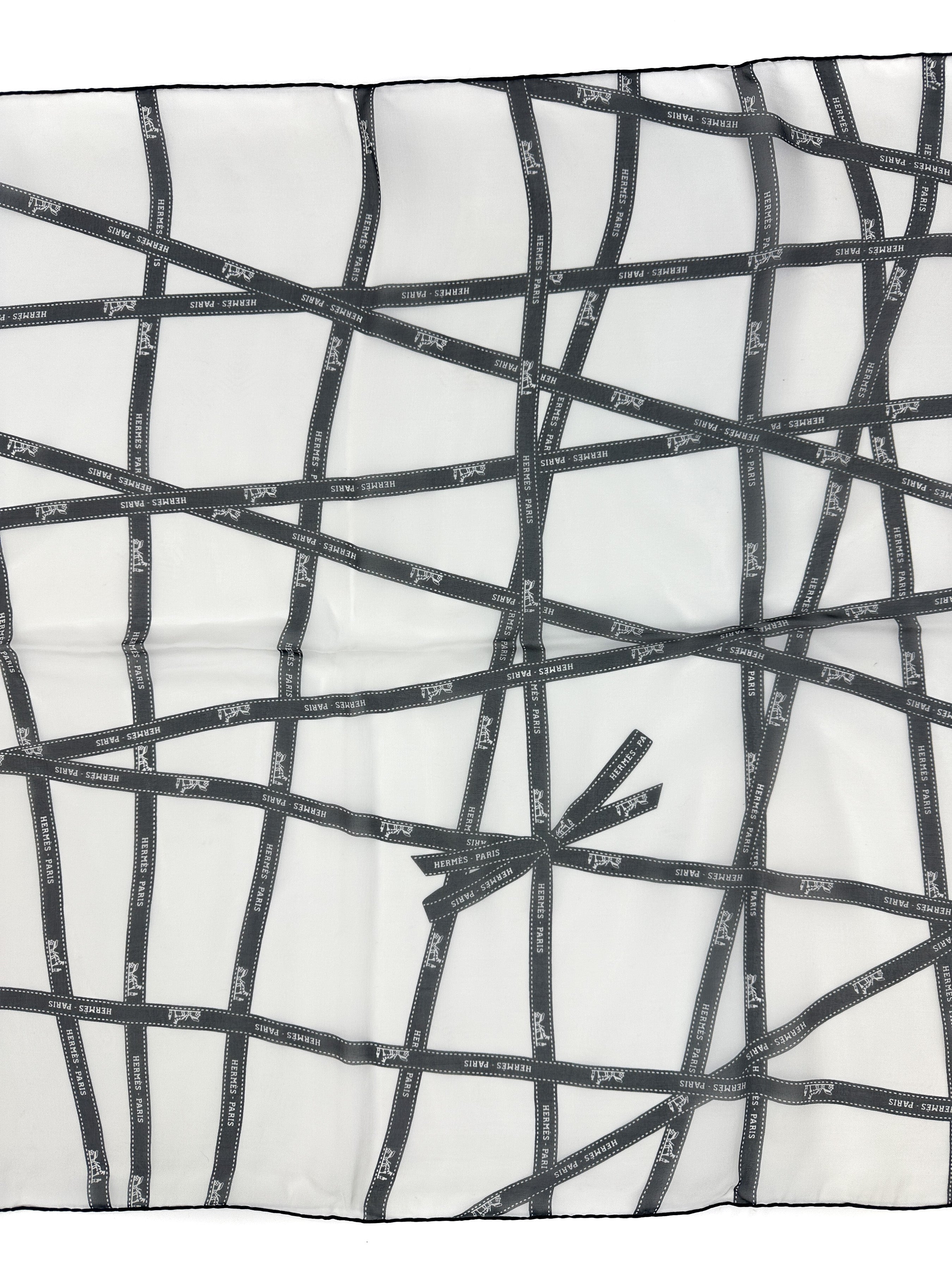 Hermès Bolduc Mousseline Shawl