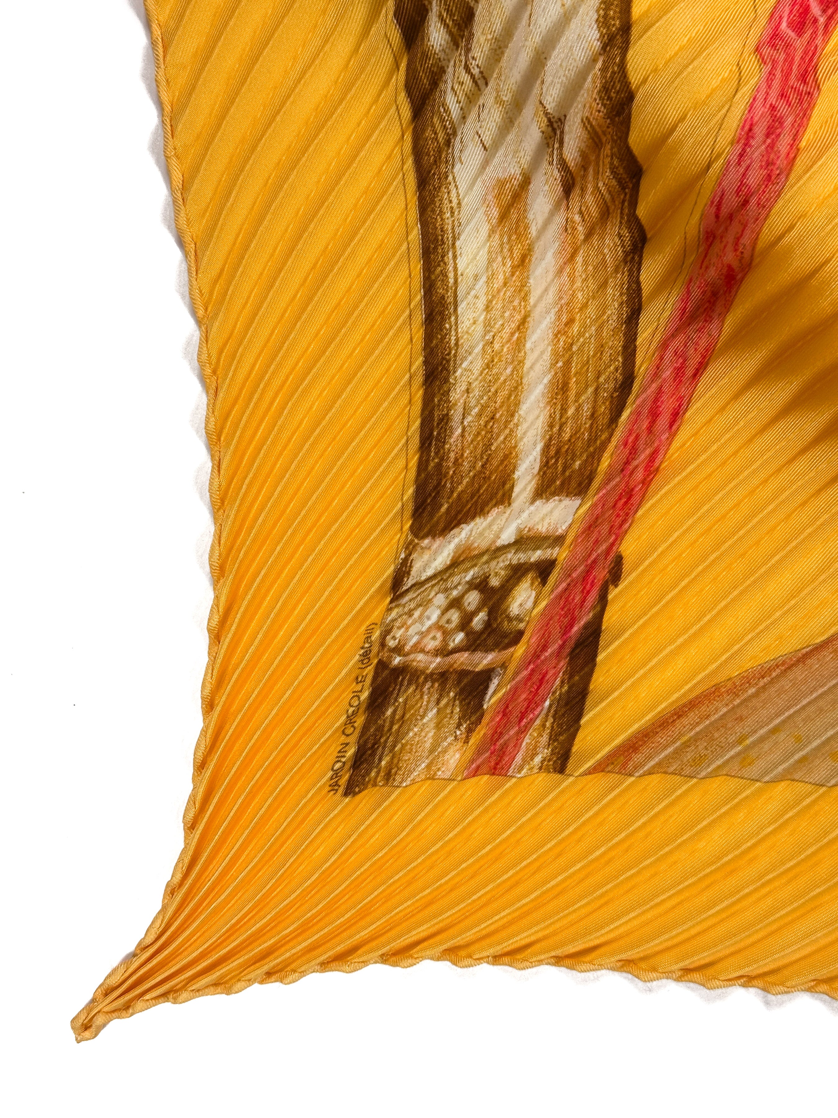 Hermès Jardin Creole Detail Plissé 90